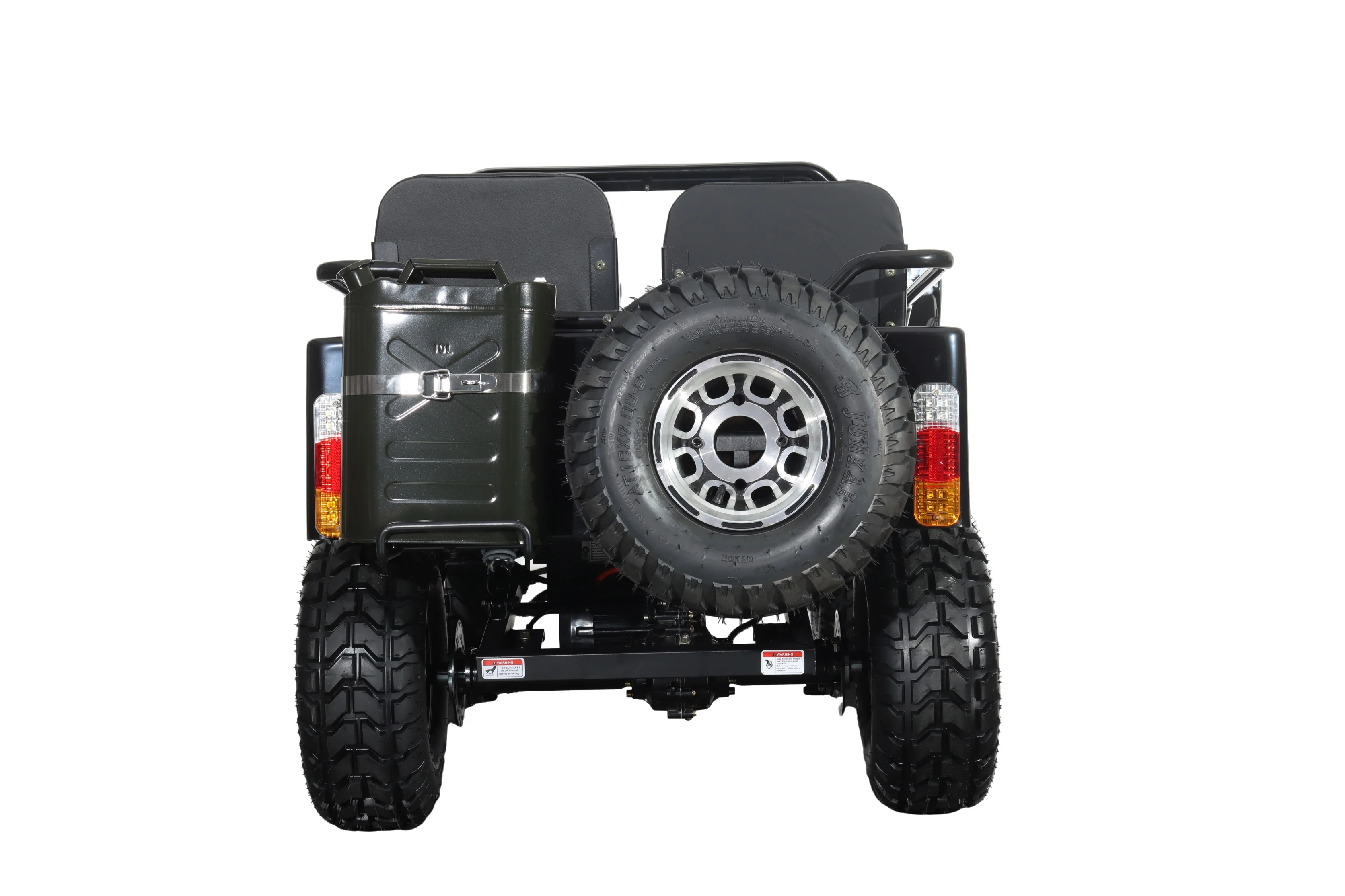 Free Shipping! X-PRO E-Ranger 3000W Peak Power 60V Electric Mini Jeep with Reverse and Disc Brake! LED Headlights, With Windshield and Spare Tire, Big 18" Aluminium Rim Wheels! - Image 9