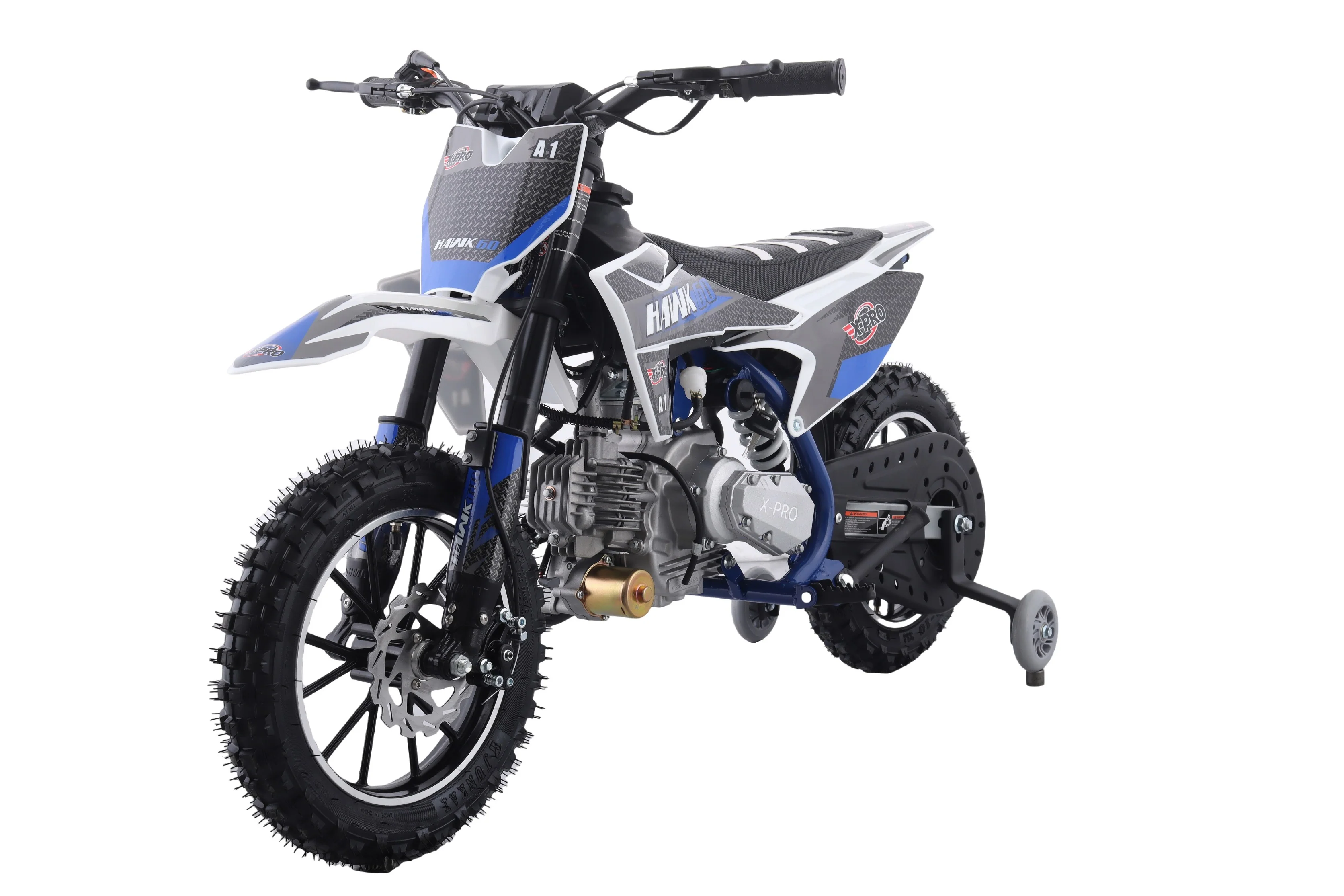 Free Shipping! X-PRO Hawk 60 Dirt Bike with CVT Transmission, Electric start, Disc Brake! 10in Wheels! With Free Training Wheels! - Image 13