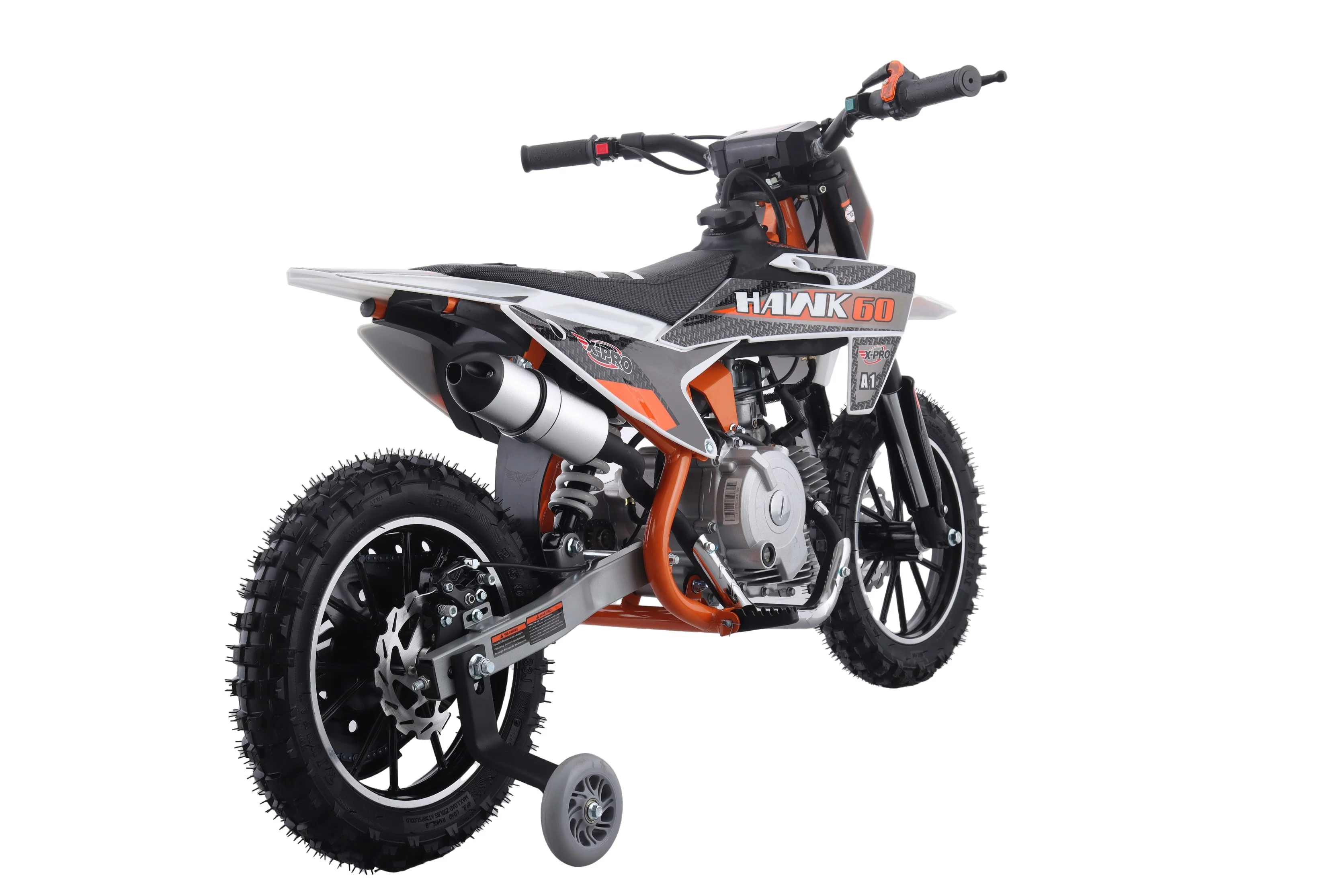 Free Shipping! X-PRO Hawk 60 Dirt Bike with CVT Transmission, Electric start, Disc Brake! 10in Wheels! With Free Training Wheels! - Image 18