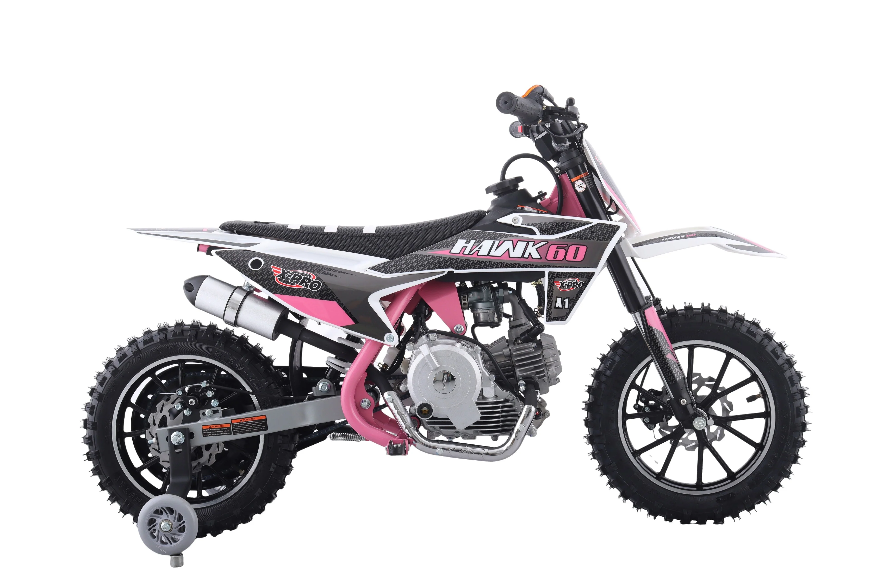 Free Shipping! X-PRO Hawk 60 Dirt Bike with CVT Transmission, Electric start, Disc Brake! 10in Wheels! With Free Training Wheels! - Image 23