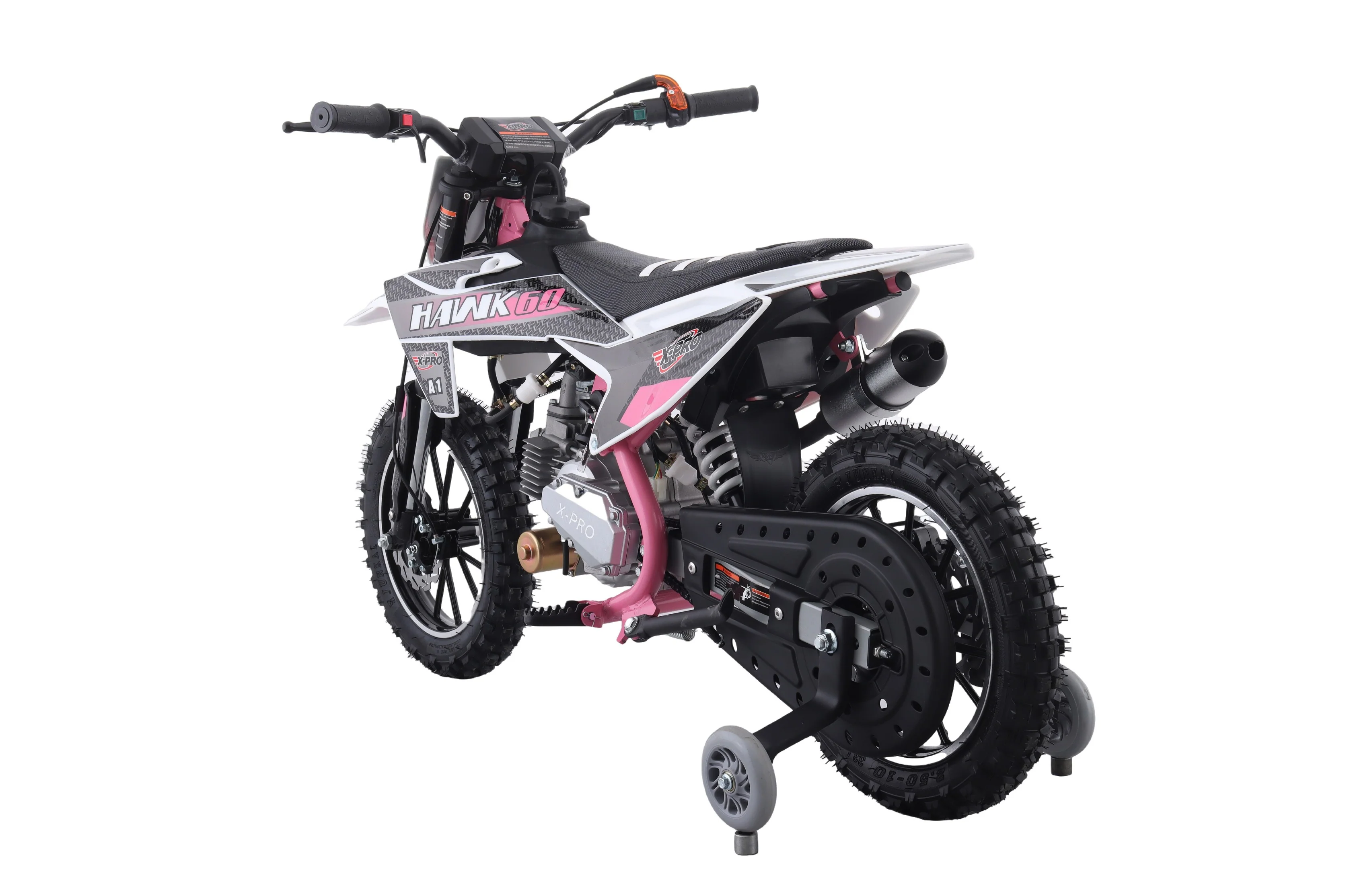 Free Shipping! X-PRO Hawk 60 Dirt Bike with CVT Transmission, Electric start, Disc Brake! 10in Wheels! With Free Training Wheels! - Image 27