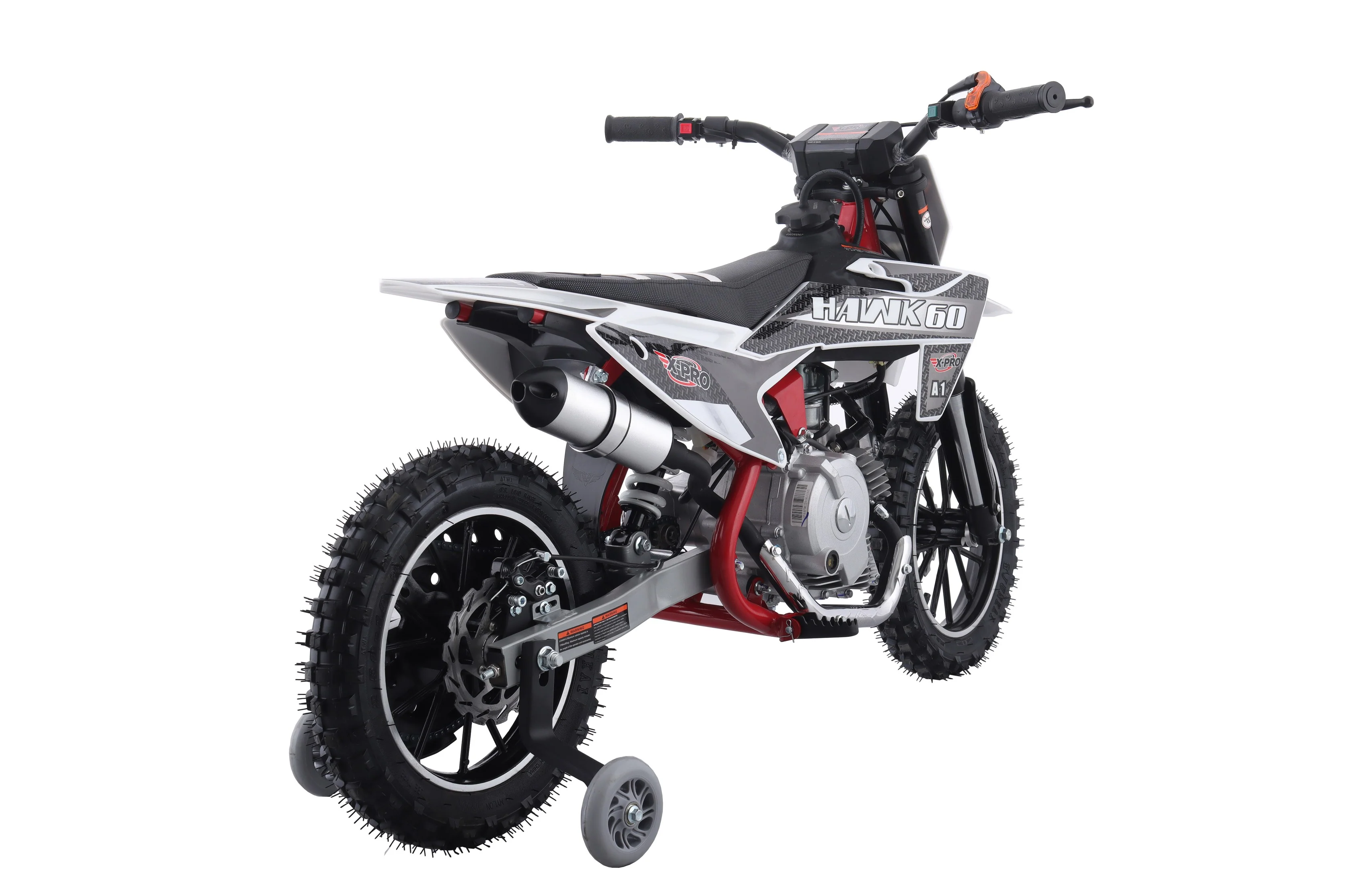 Free Shipping! X-PRO Hawk 60 Dirt Bike with CVT Transmission, Electric start, Disc Brake! 10in Wheels! With Free Training Wheels! - Image 31