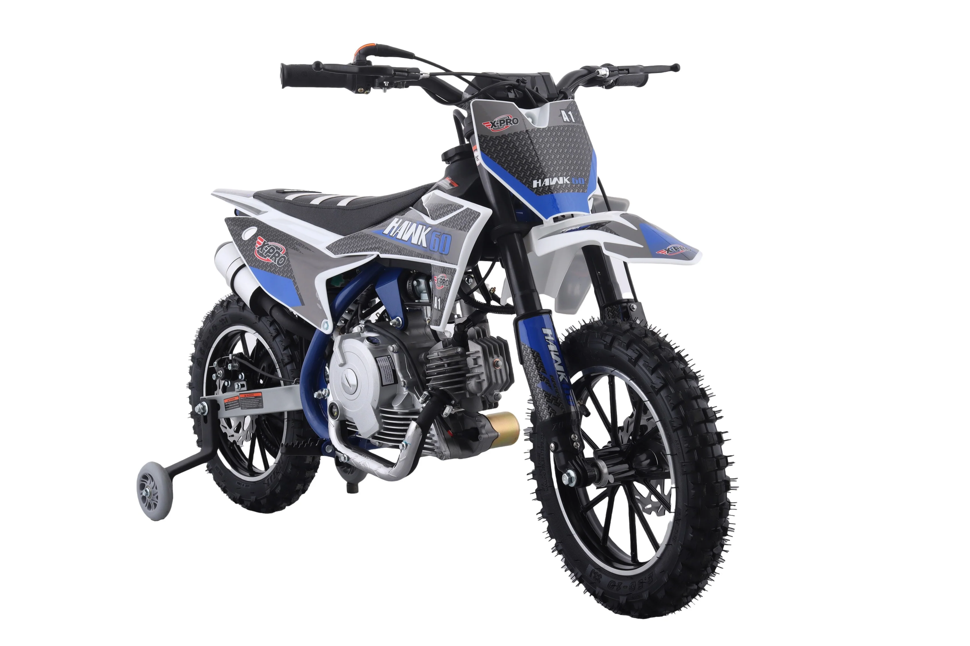 Free Shipping! X-PRO Hawk 60 Dirt Bike with CVT Transmission, Electric start, Disc Brake! 10in Wheels! With Free Training Wheels! - Image 36