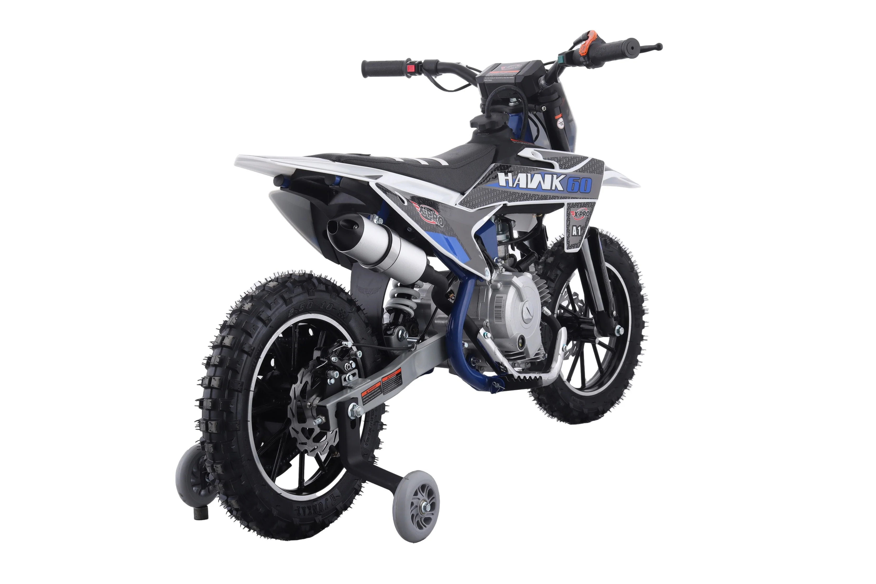 Free Shipping! X-PRO Hawk 60 Dirt Bike with CVT Transmission, Electric start, Disc Brake! 10in Wheels! With Free Training Wheels! - Image 38