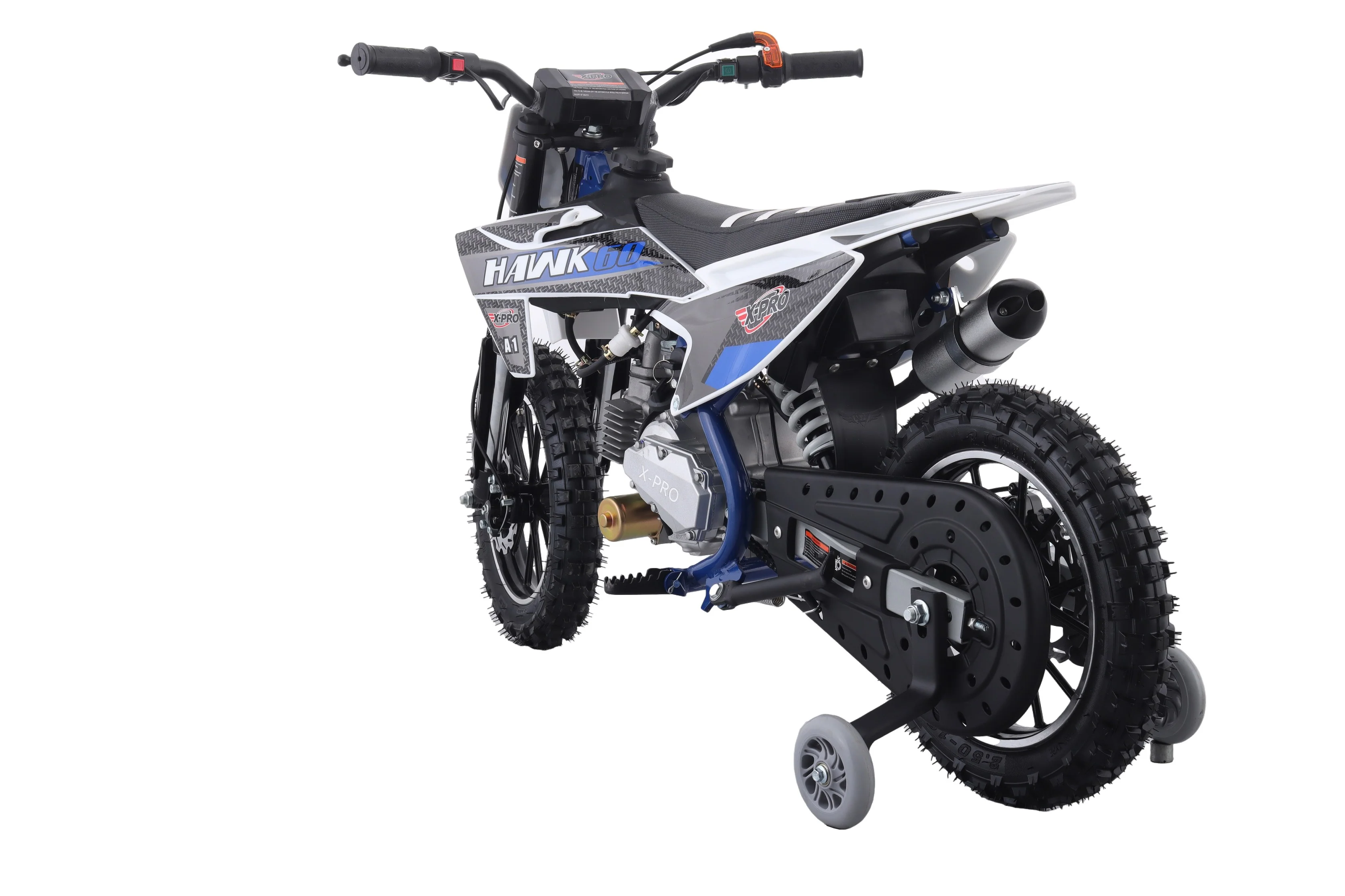 Free Shipping! X-PRO Hawk 60 Dirt Bike with CVT Transmission, Electric start, Disc Brake! 10in Wheels! With Free Training Wheels! - Image 41