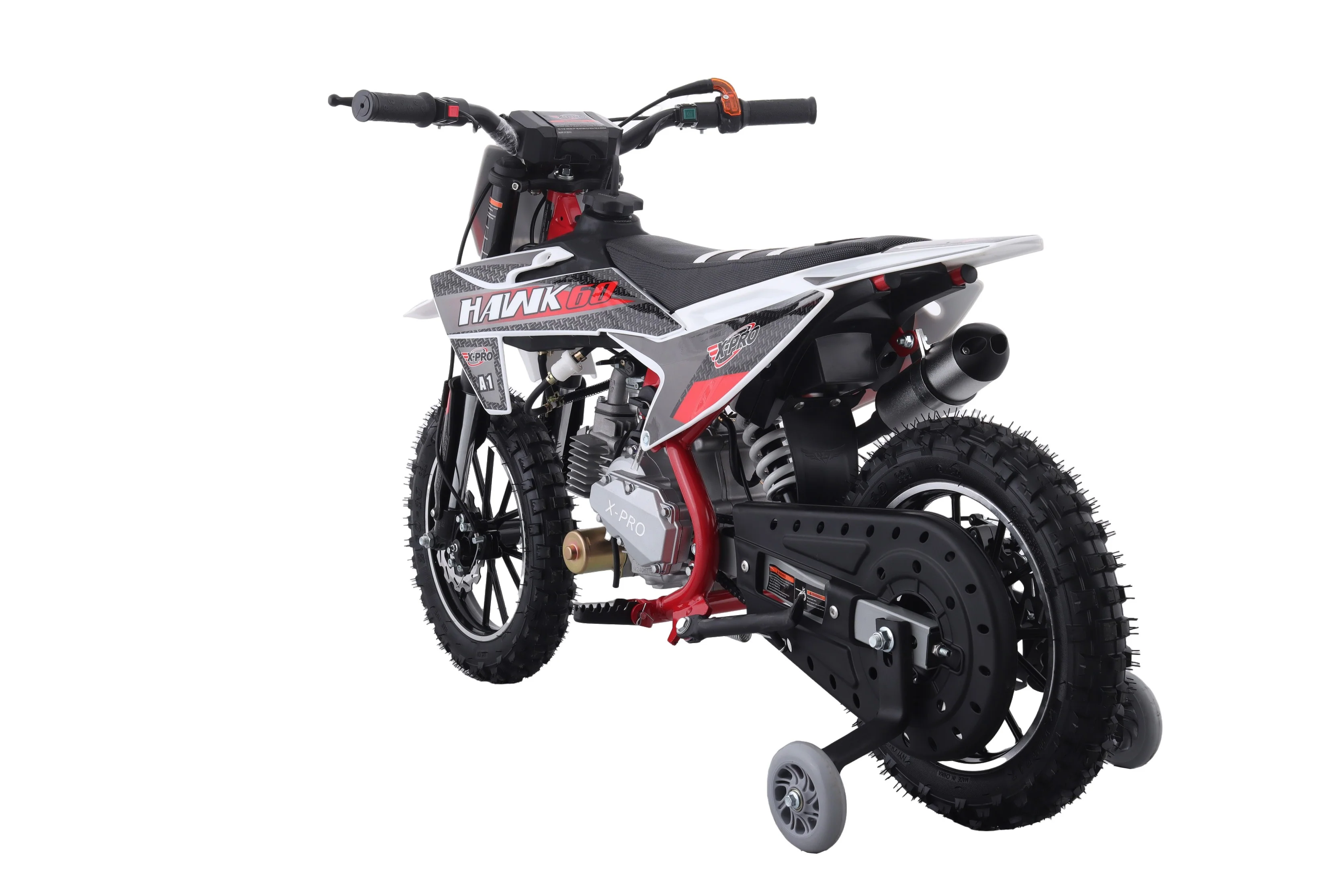 Free Shipping! X-PRO Hawk 60 Dirt Bike with CVT Transmission, Electric start, Disc Brake! 10in Wheels! With Free Training Wheels! - Image 47