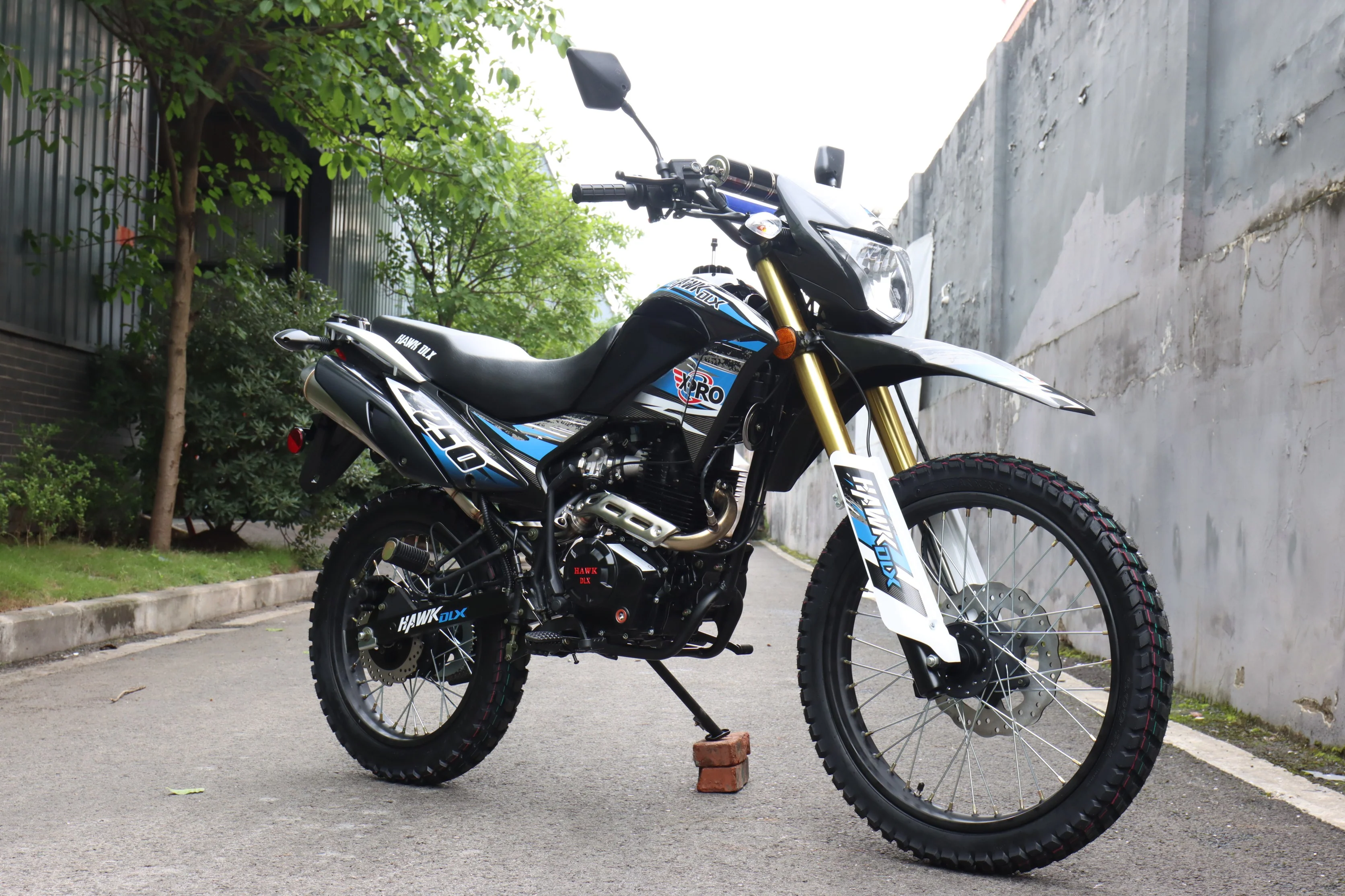 Free Shipping! X-PRO Hawk DLX 250 EFI Fuel Injection Motorcycle with 5-speed Manual Transmission and Electric/kick Start! Big 21in/18in Wheels! DOT Approved Street Legal! - Image 18