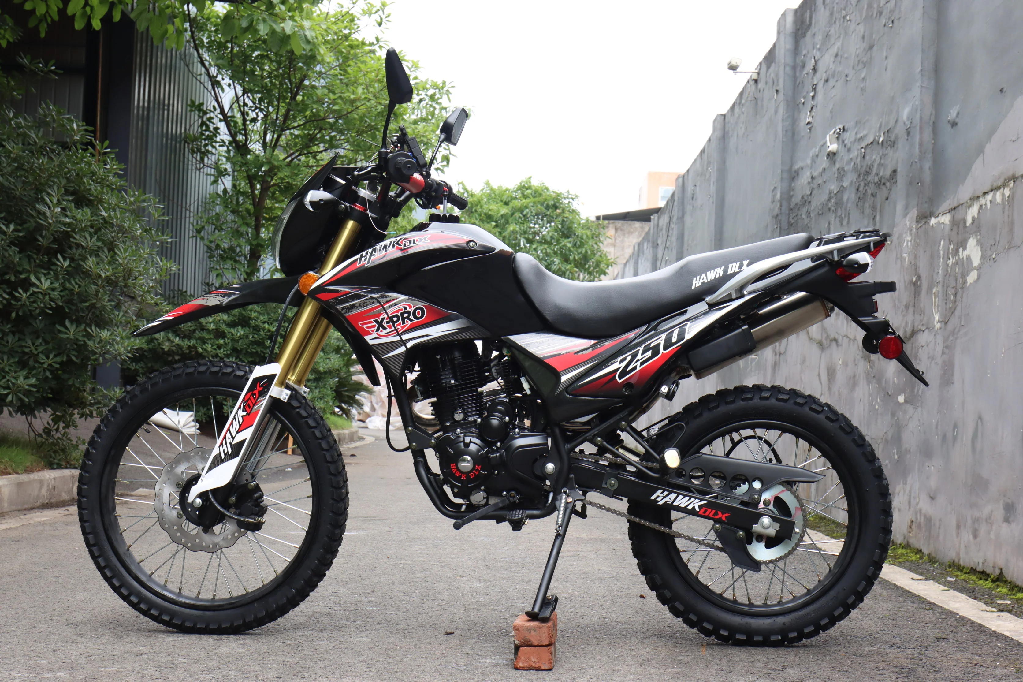 Free Shipping! X-PRO Hawk DLX 250 EFI Fuel Injection Motorcycle with 5-speed Manual Transmission and Electric/kick Start! Big 21in/18in Wheels! DOT Approved Street Legal! - Image 24
