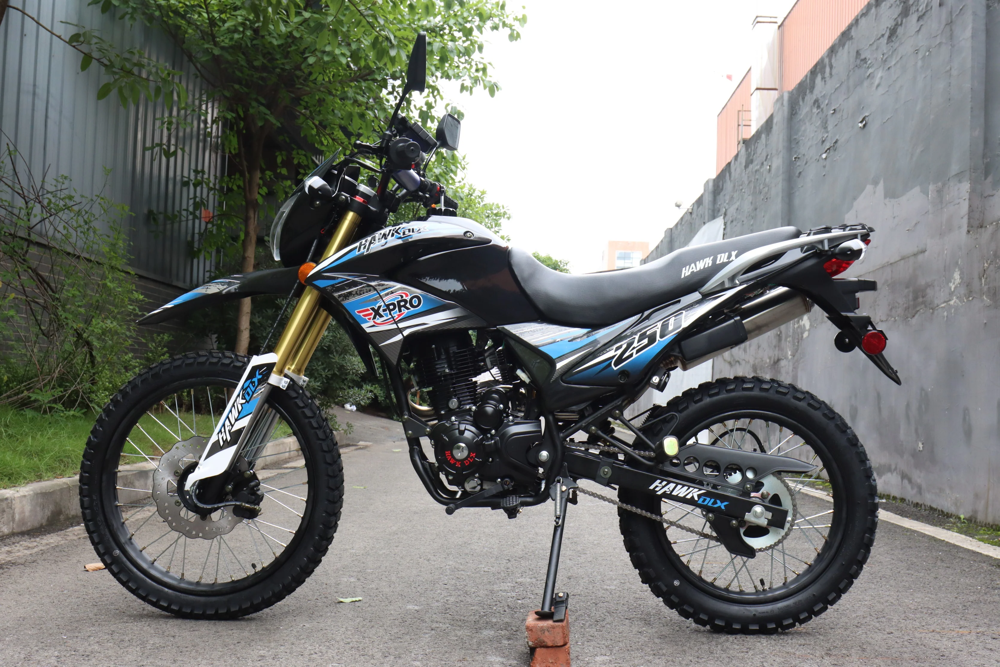 Free Shipping! X-PRO Hawk DLX 250 EFI Fuel Injection Motorcycle with 5-speed Manual Transmission and Electric/kick Start! Big 21in/18in Wheels! DOT Approved Street Legal! - Image 25