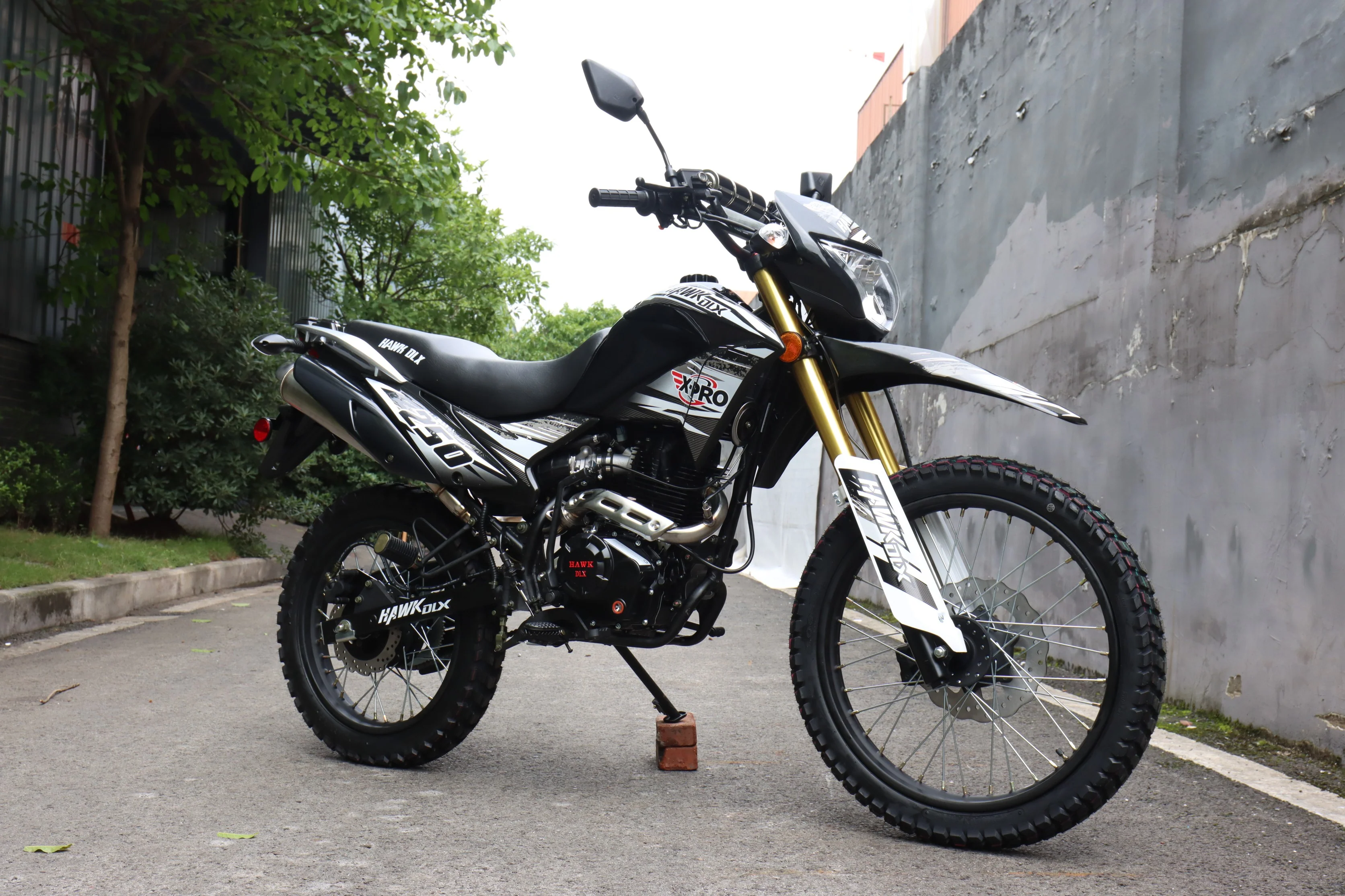 Free Shipping! X-PRO Hawk DLX 250 EFI Fuel Injection Motorcycle with 5-speed Manual Transmission and Electric/kick Start! Big 21in/18in Wheels! DOT Approved Street Legal! - Image 5