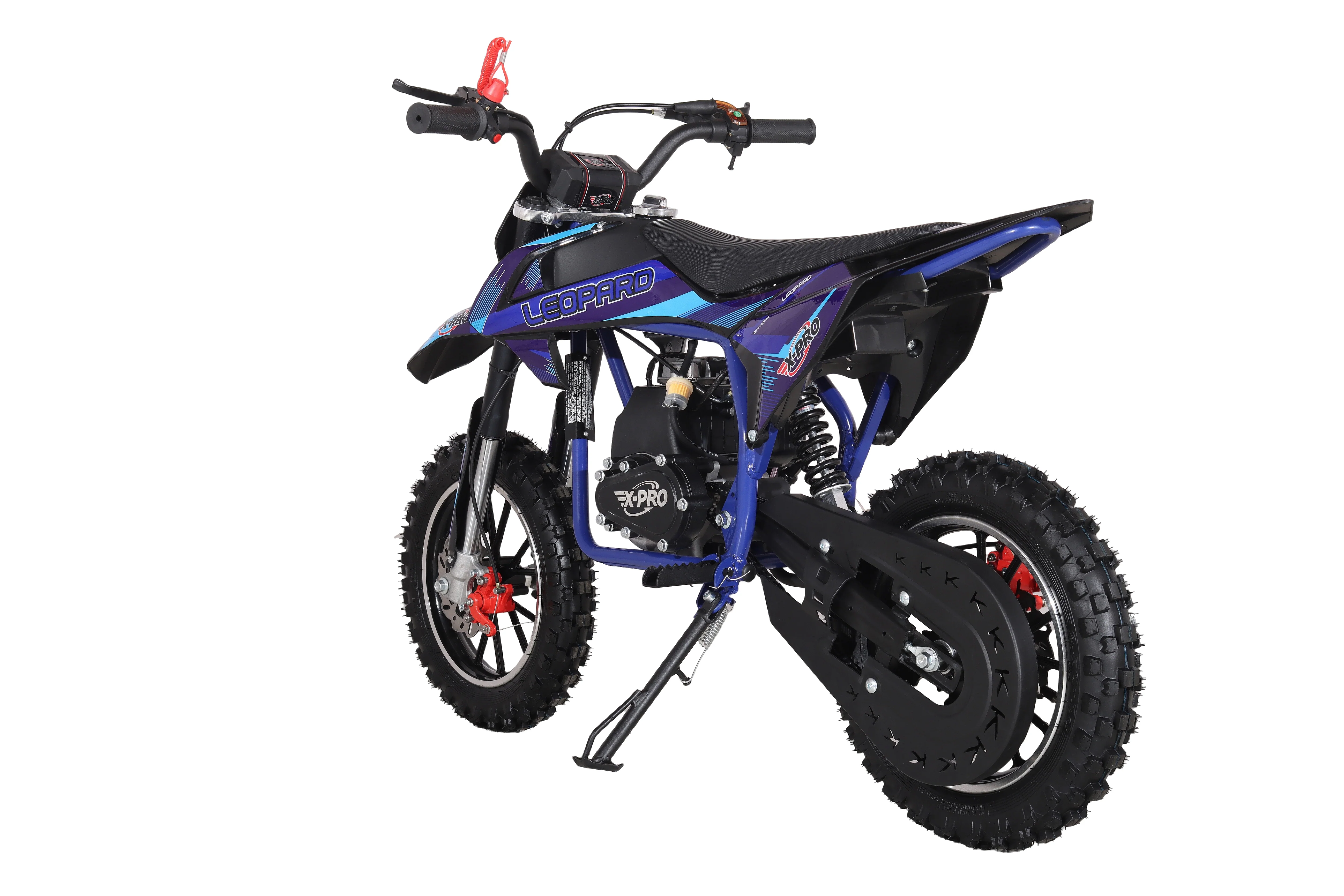 X-PRO Leopard Mini Dirt Bike, Gas Power 4 Stroke Dirt Bike! 40CC Pit Bike, Pull Start, 10" Wheels! - Image 14