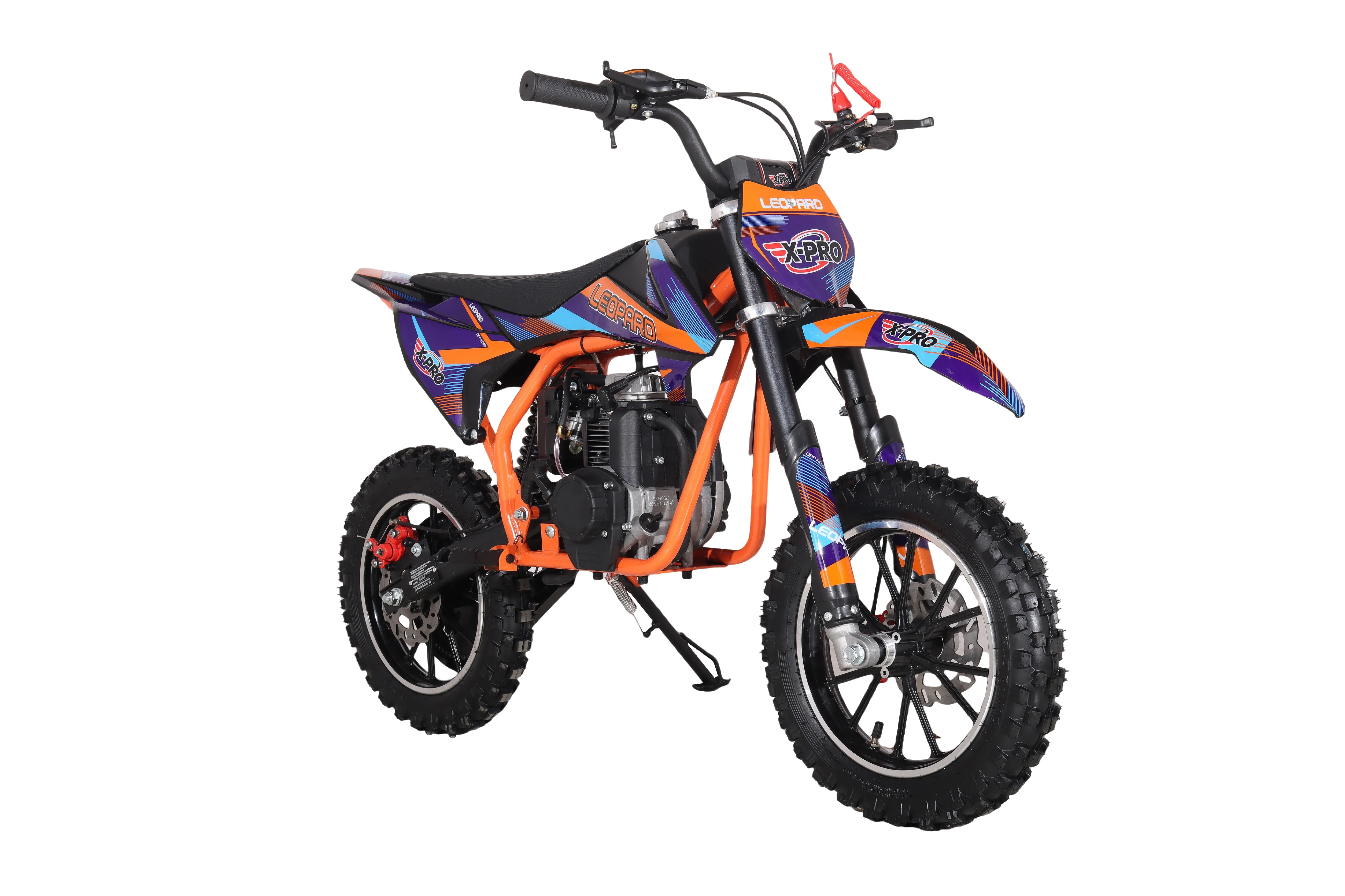 X-PRO Leopard Mini Dirt Bike, Gas Power 4 Stroke Dirt Bike! 40CC Pit Bike, Pull Start, 10" Wheels! - Image 26