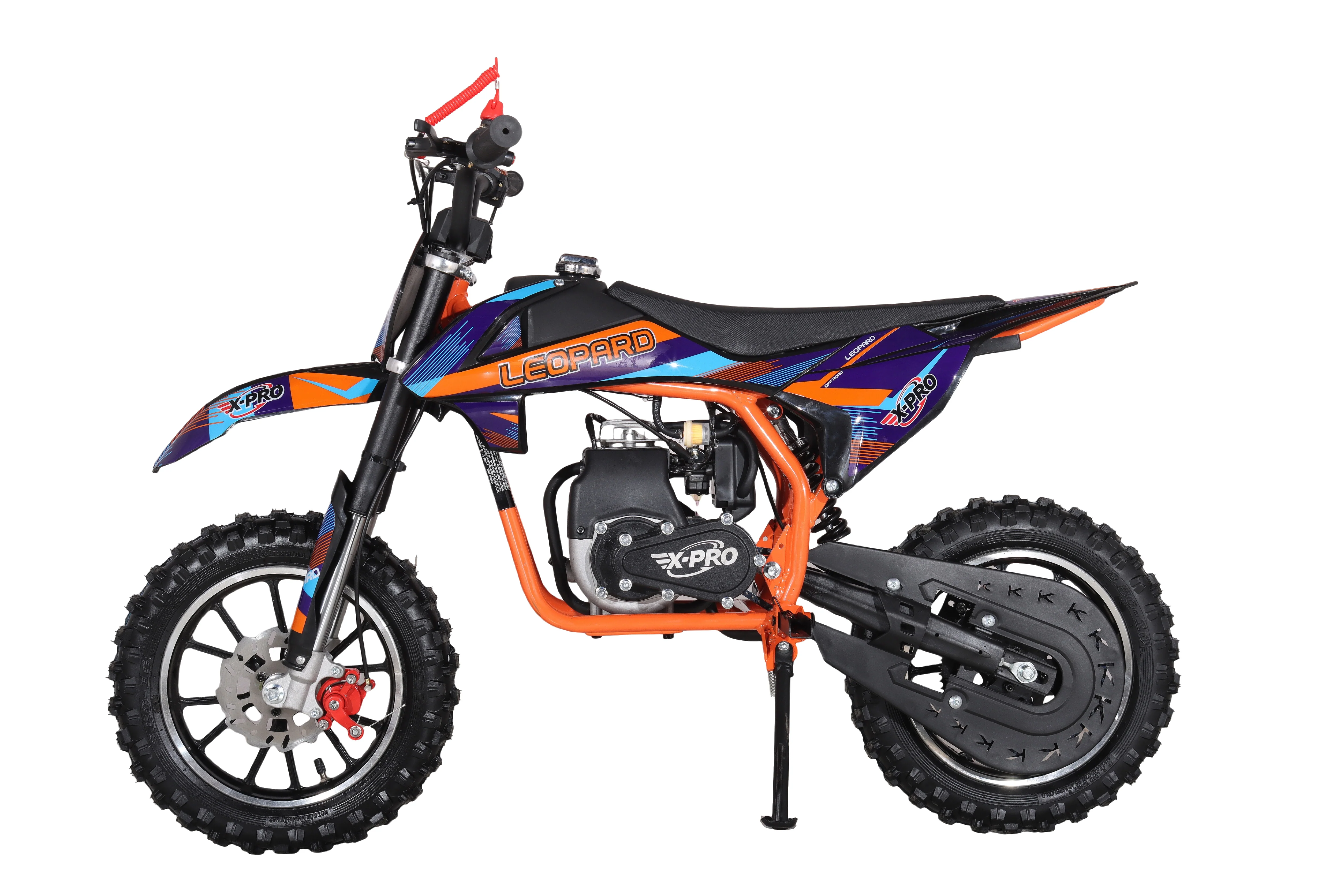 X-PRO Leopard Mini Dirt Bike, Gas Power 4 Stroke Dirt Bike! 40CC Pit Bike, Pull Start, 10" Wheels! - Image 29
