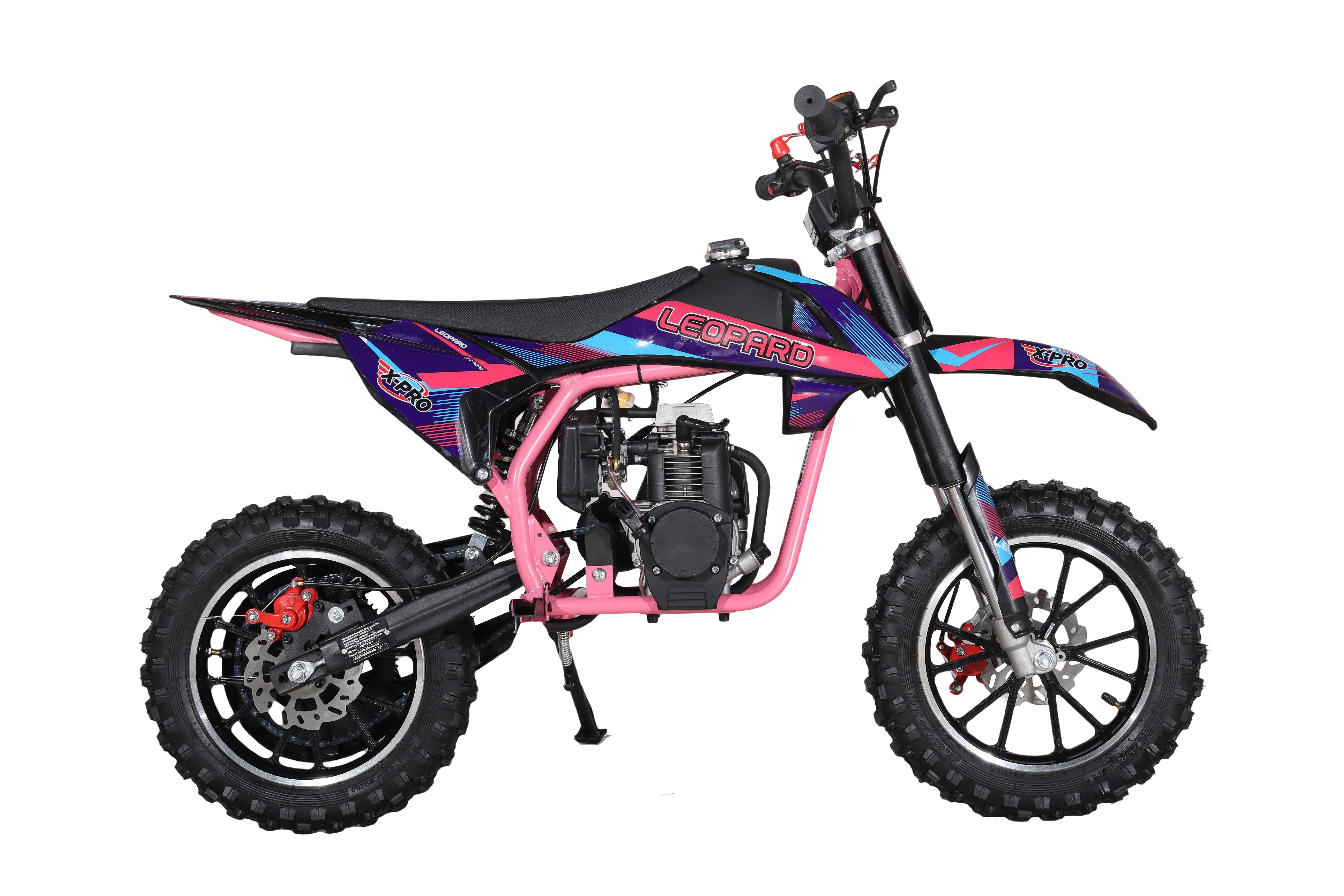 X-PRO Leopard Mini Dirt Bike, Gas Power 4 Stroke Dirt Bike! 40CC Pit Bike, Pull Start, 10" Wheels! - Image 34