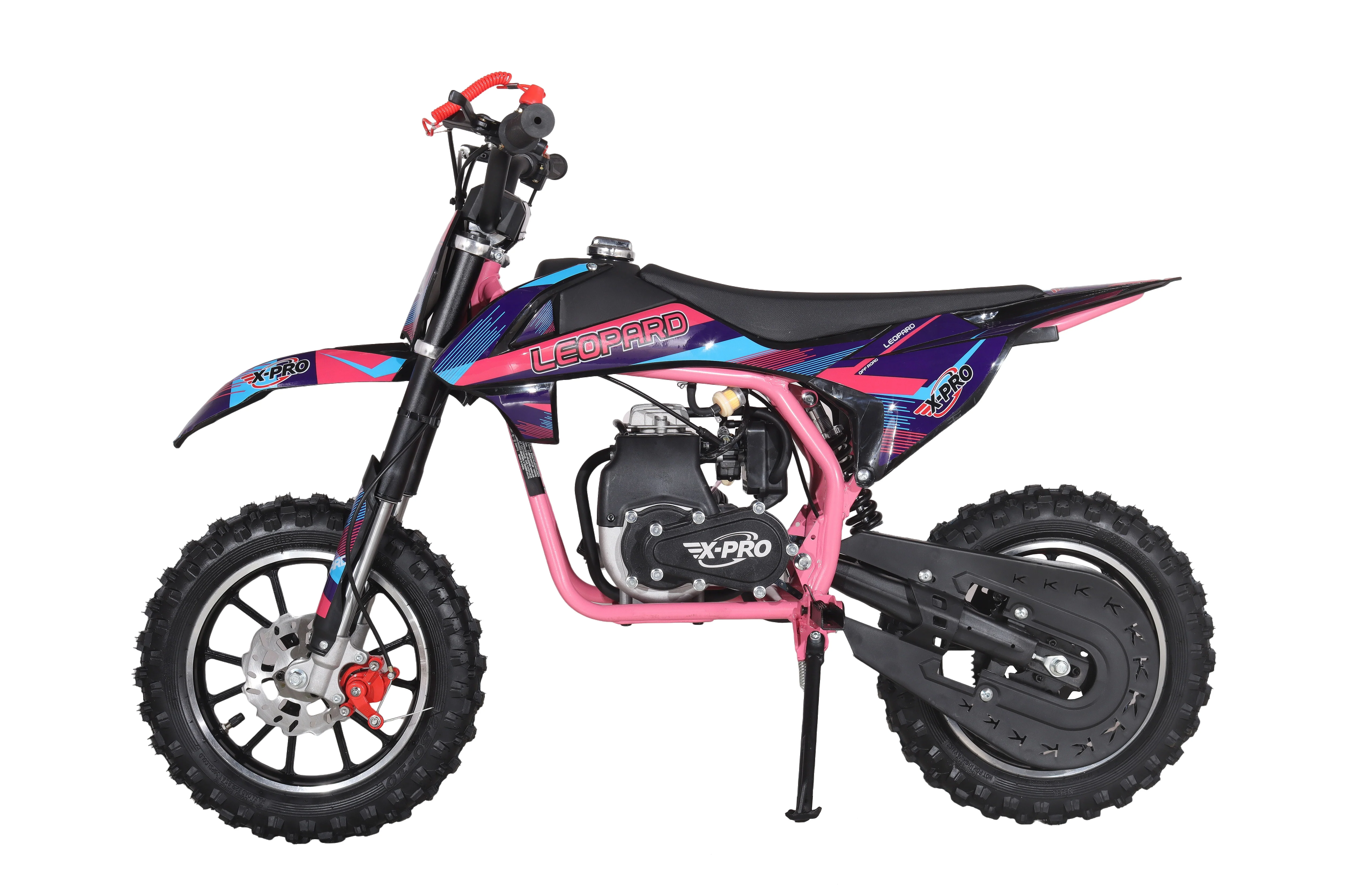 X-PRO Leopard Mini Dirt Bike, Gas Power 4 Stroke Dirt Bike! 40CC Pit Bike, Pull Start, 10" Wheels! - Image 37