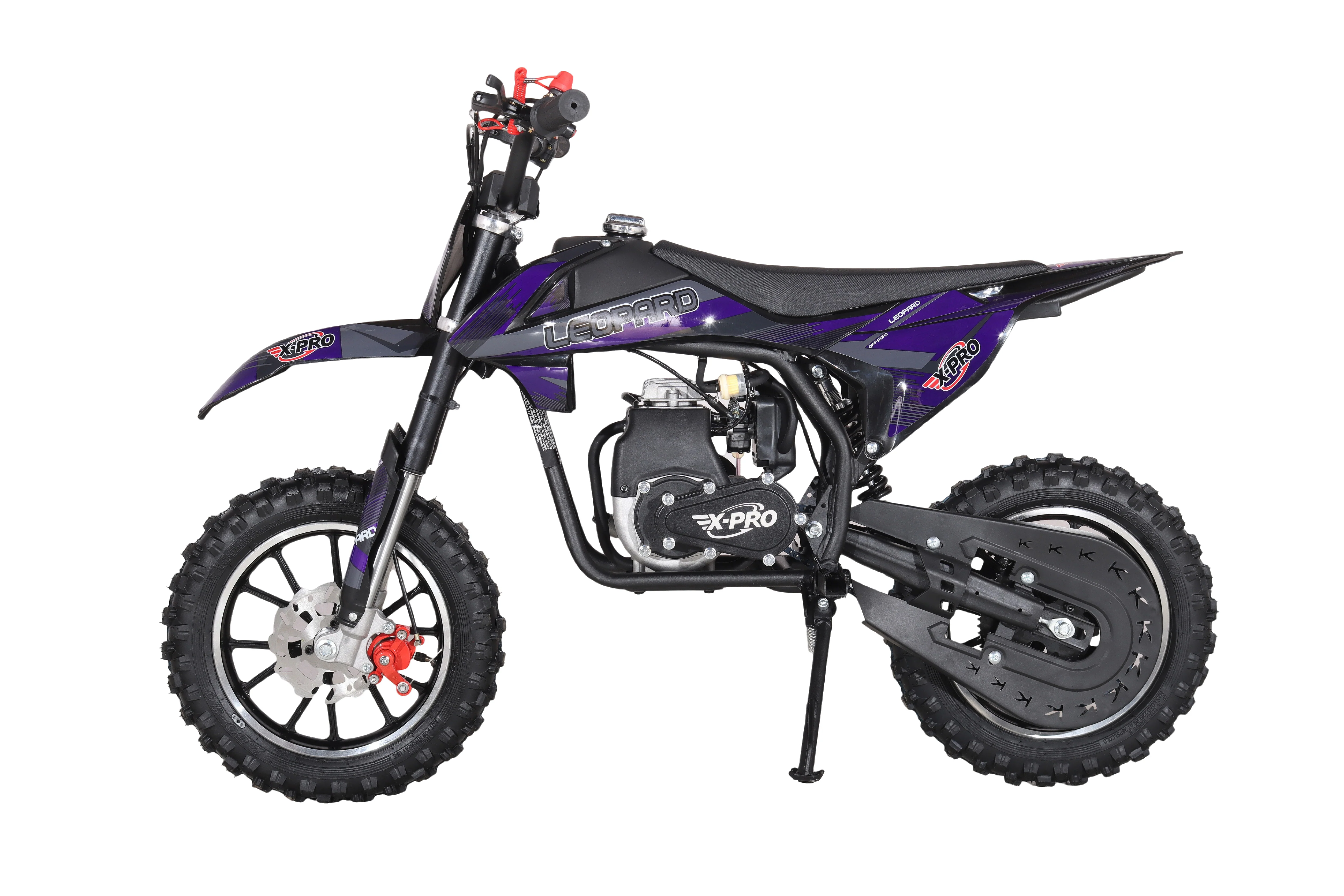 X-PRO Leopard Mini Dirt Bike, Gas Power 4 Stroke Dirt Bike! 40CC Pit Bike, Pull Start, 10" Wheels! - Image 7