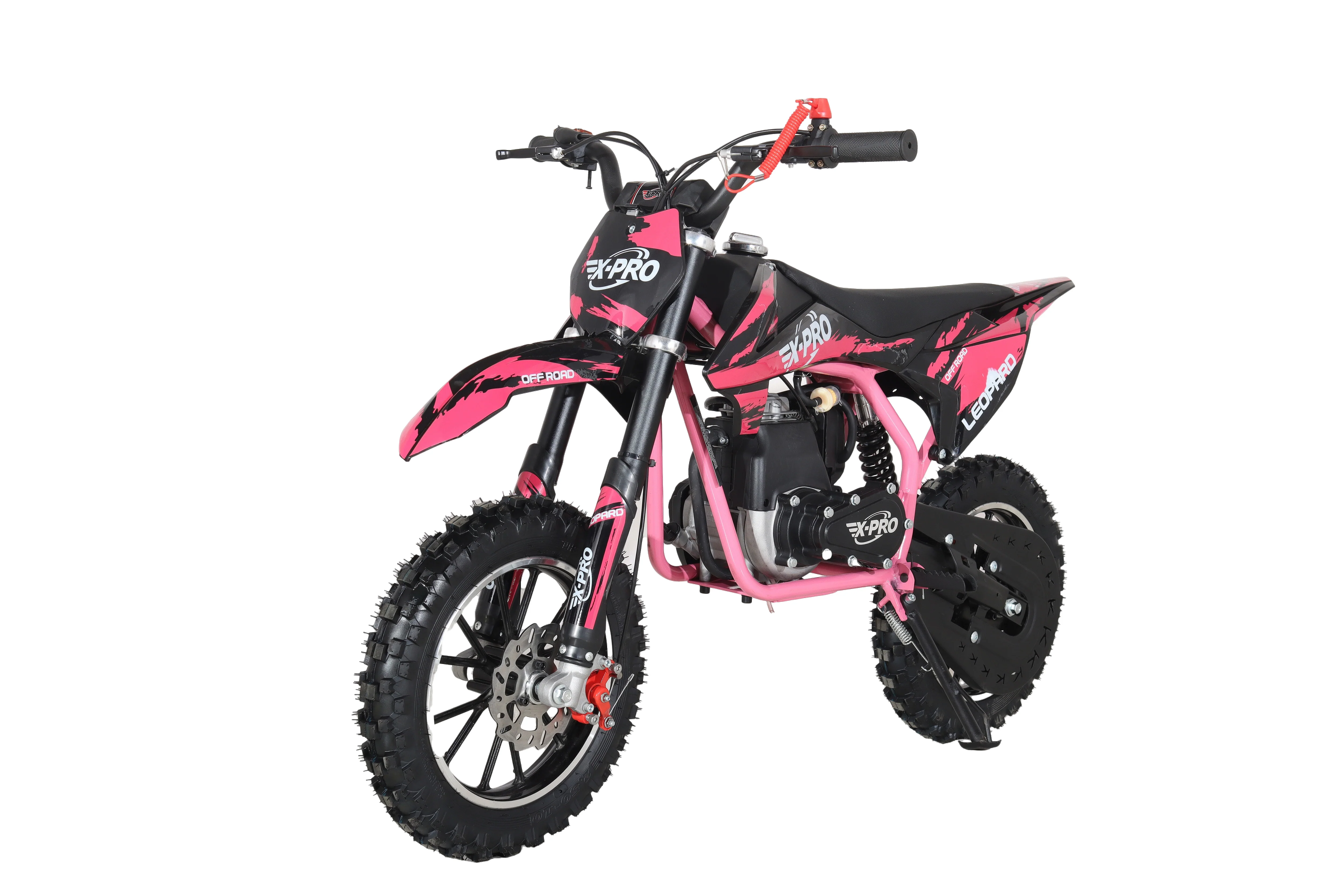Free Shipping! X-PRO Leopard Mini Dirt Bike, Gas Power 4 Stroke Dirt Bike! 40CC Pit Bike, Pull Start, 10in Wheels! - Image 10
