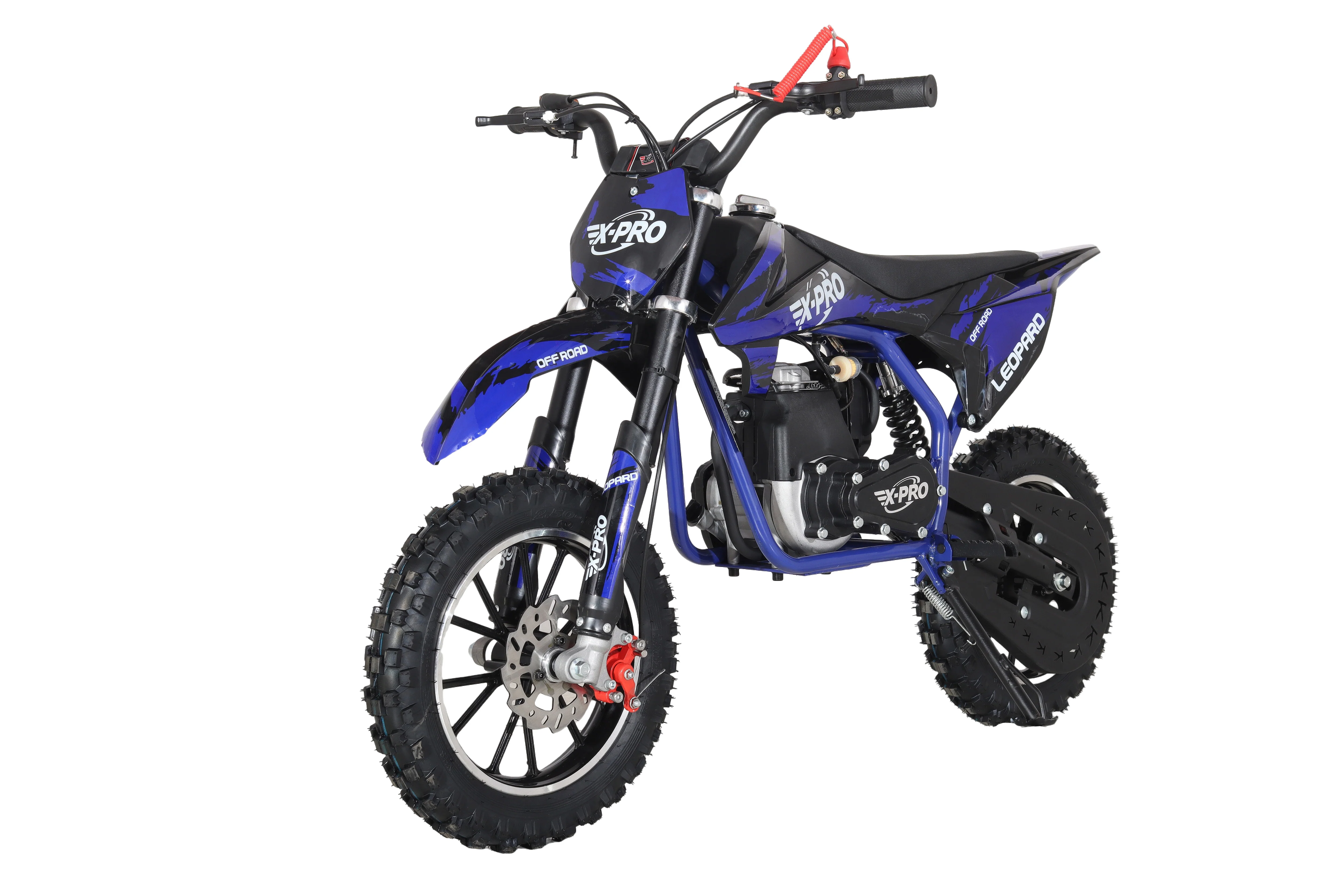Free Shipping! X-PRO Leopard Mini Dirt Bike, Gas Power 4 Stroke Dirt Bike! 40CC Pit Bike, Pull Start, 10in Wheels! - Image 13