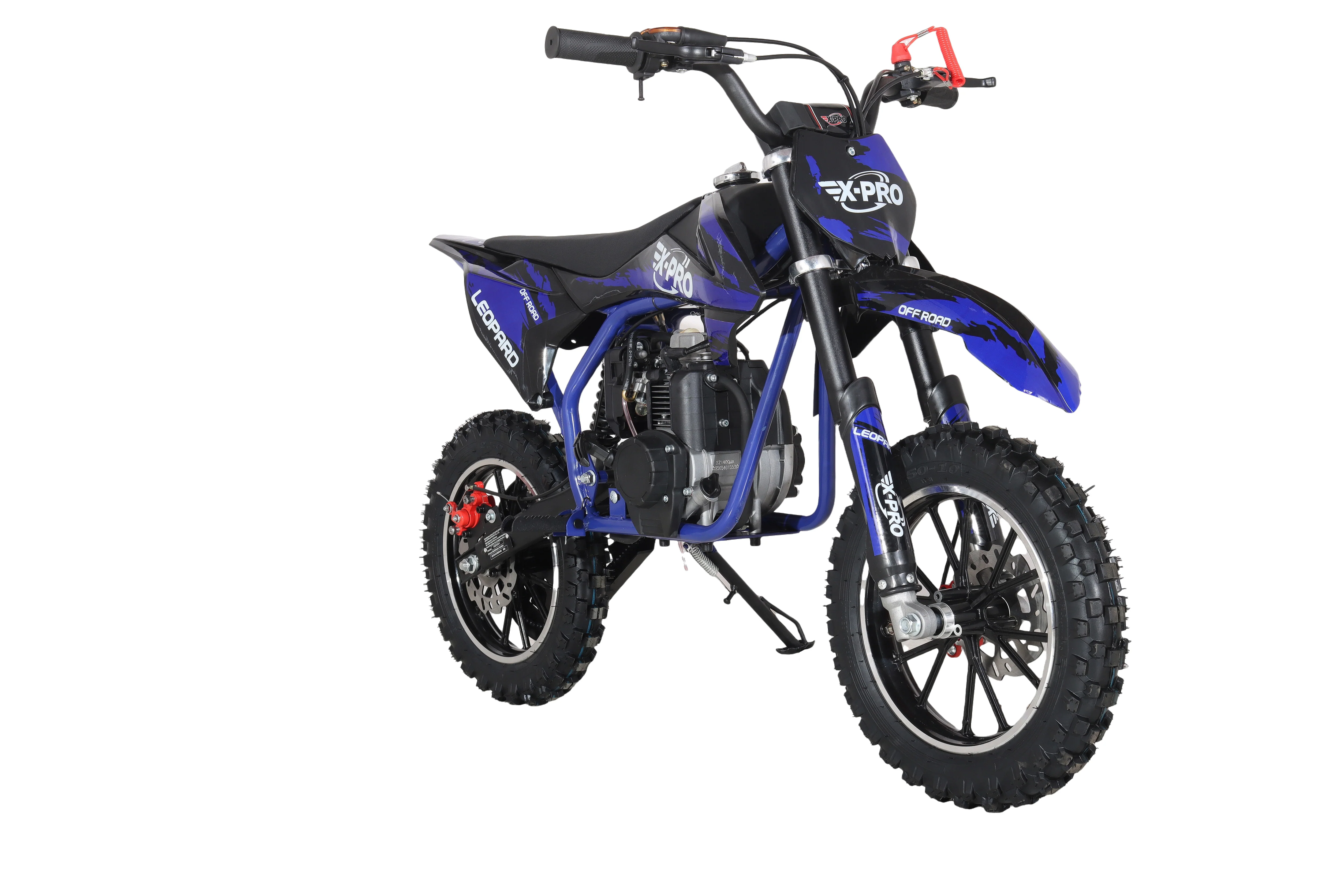 Free Shipping! X-PRO Leopard Mini Dirt Bike, Gas Power 4 Stroke Dirt Bike! 40CC Pit Bike, Pull Start, 10in Wheels! - Image 15