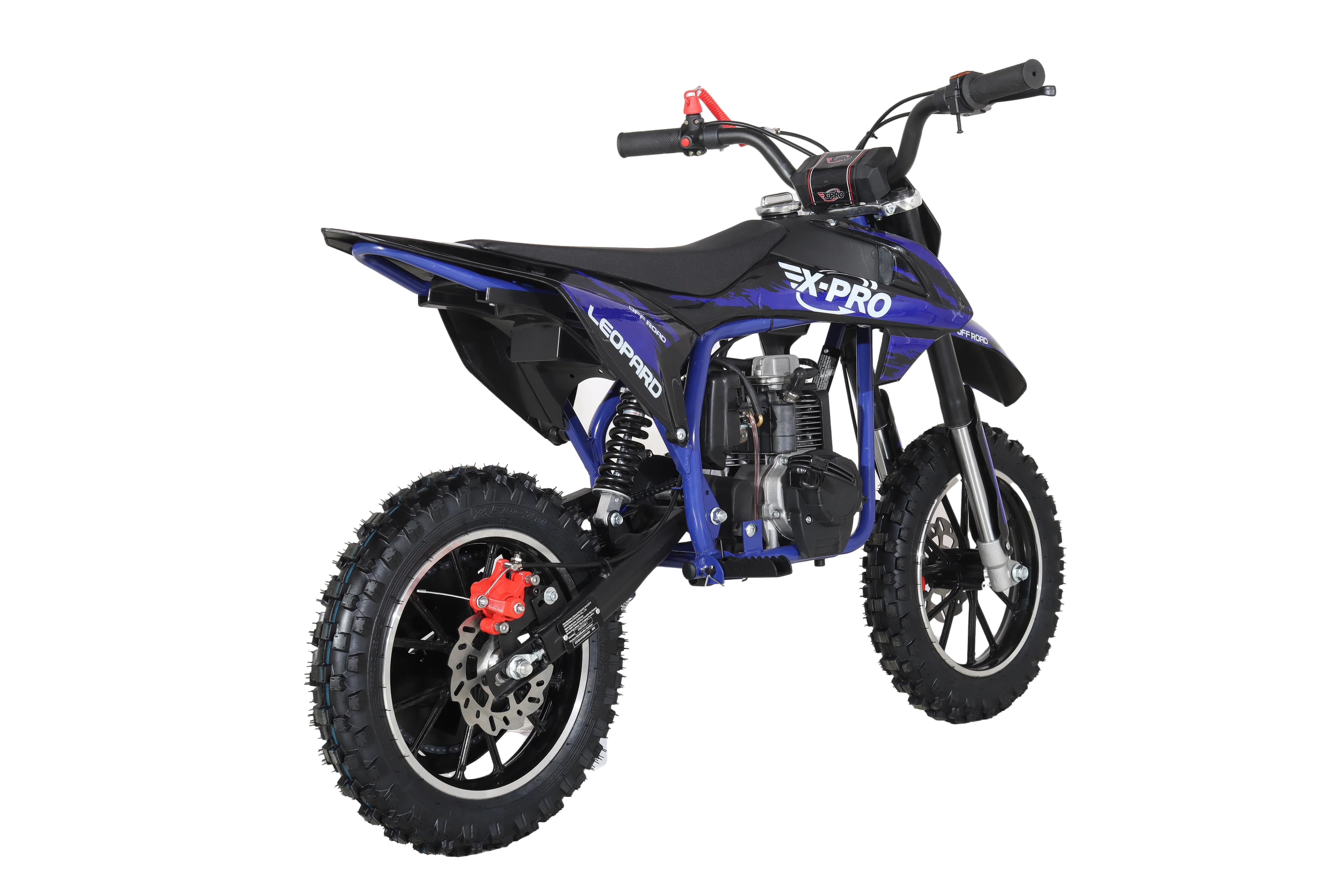 Free Shipping! X-PRO Leopard Mini Dirt Bike, Gas Power 4 Stroke Dirt Bike! 40CC Pit Bike, Pull Start, 10in Wheels! - Image 18