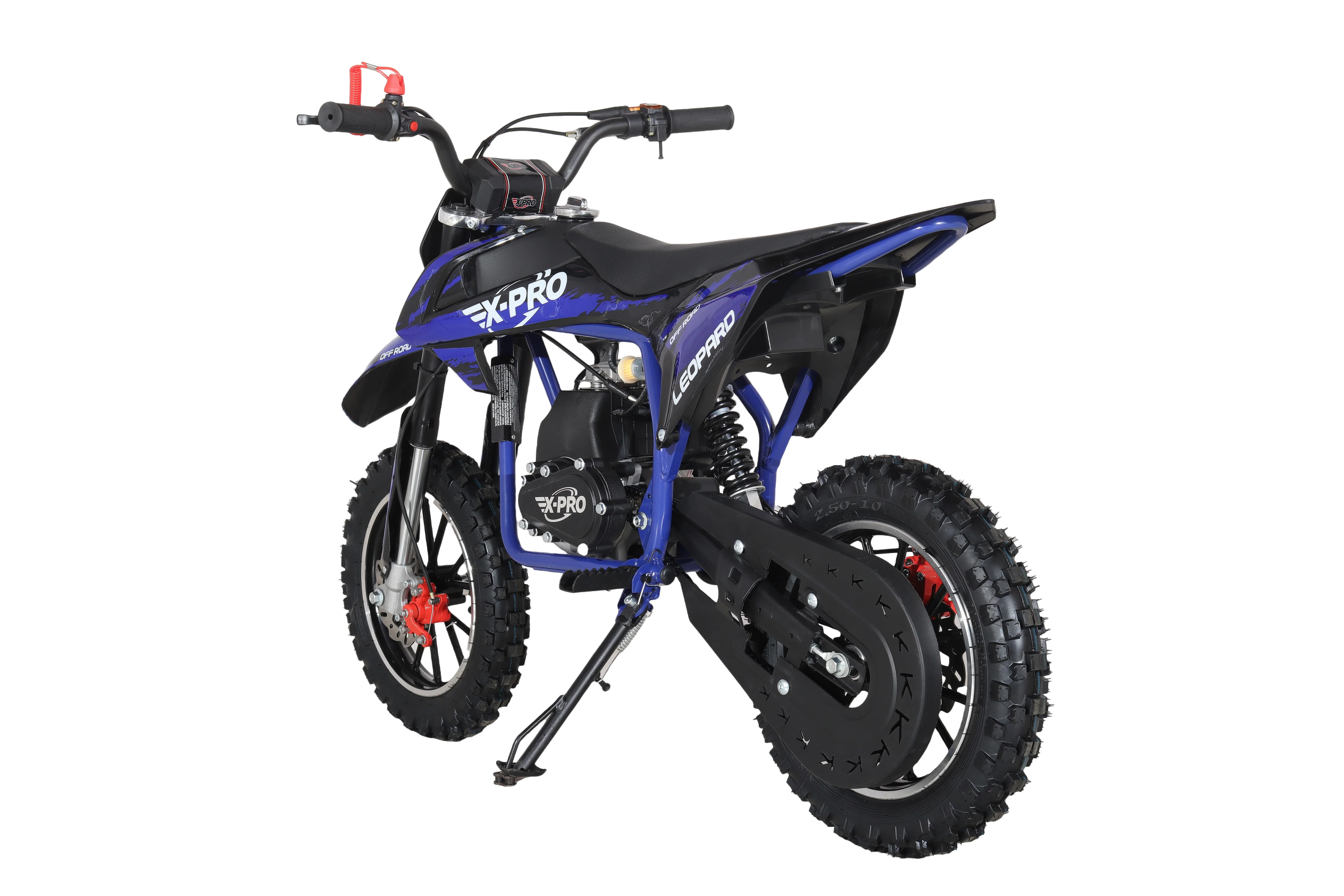 Free Shipping! X-PRO Leopard Mini Dirt Bike, Gas Power 4 Stroke Dirt Bike! 40CC Pit Bike, Pull Start, 10in Wheels! - Image 20