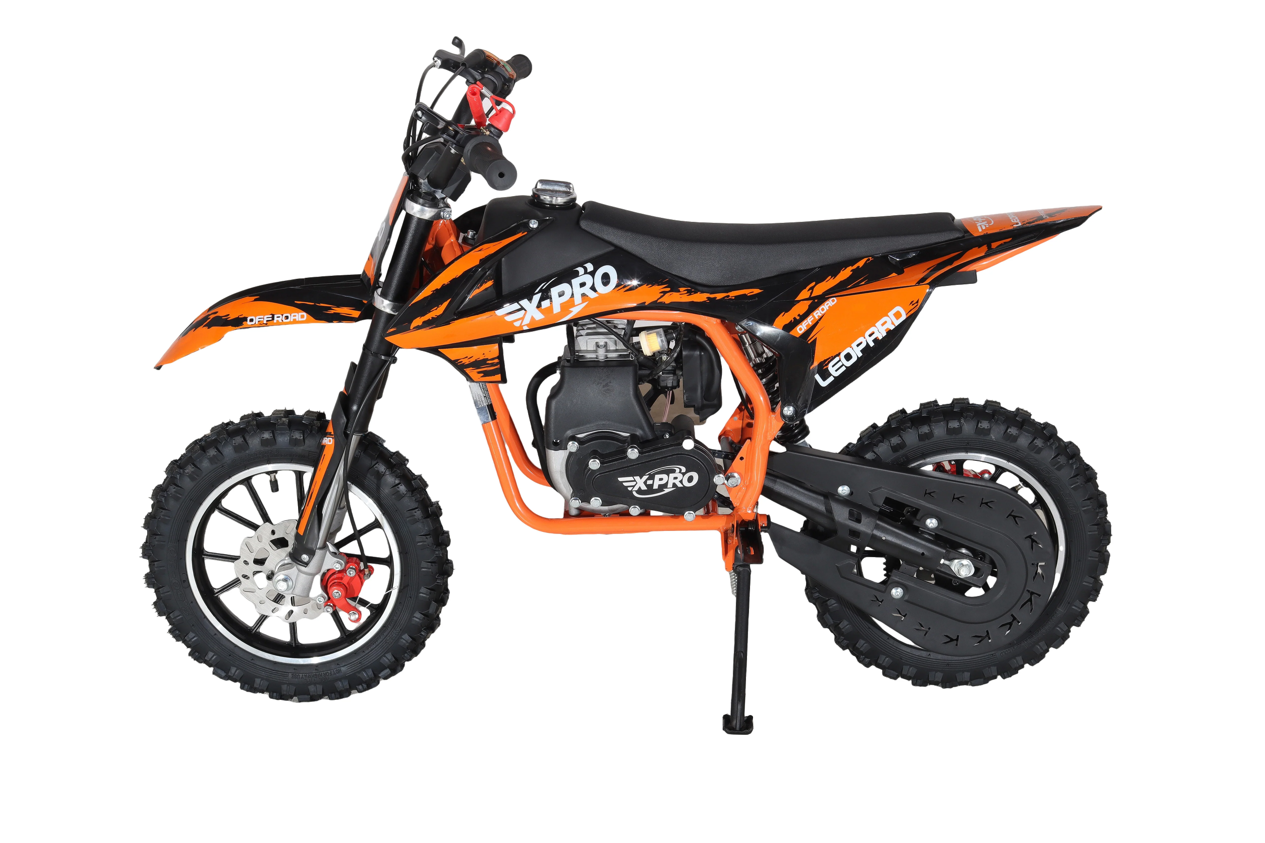 Free Shipping! X-PRO Leopard Mini Dirt Bike, Gas Power 4 Stroke Dirt Bike! 40CC Pit Bike, Pull Start, 10in Wheels! - Image 24