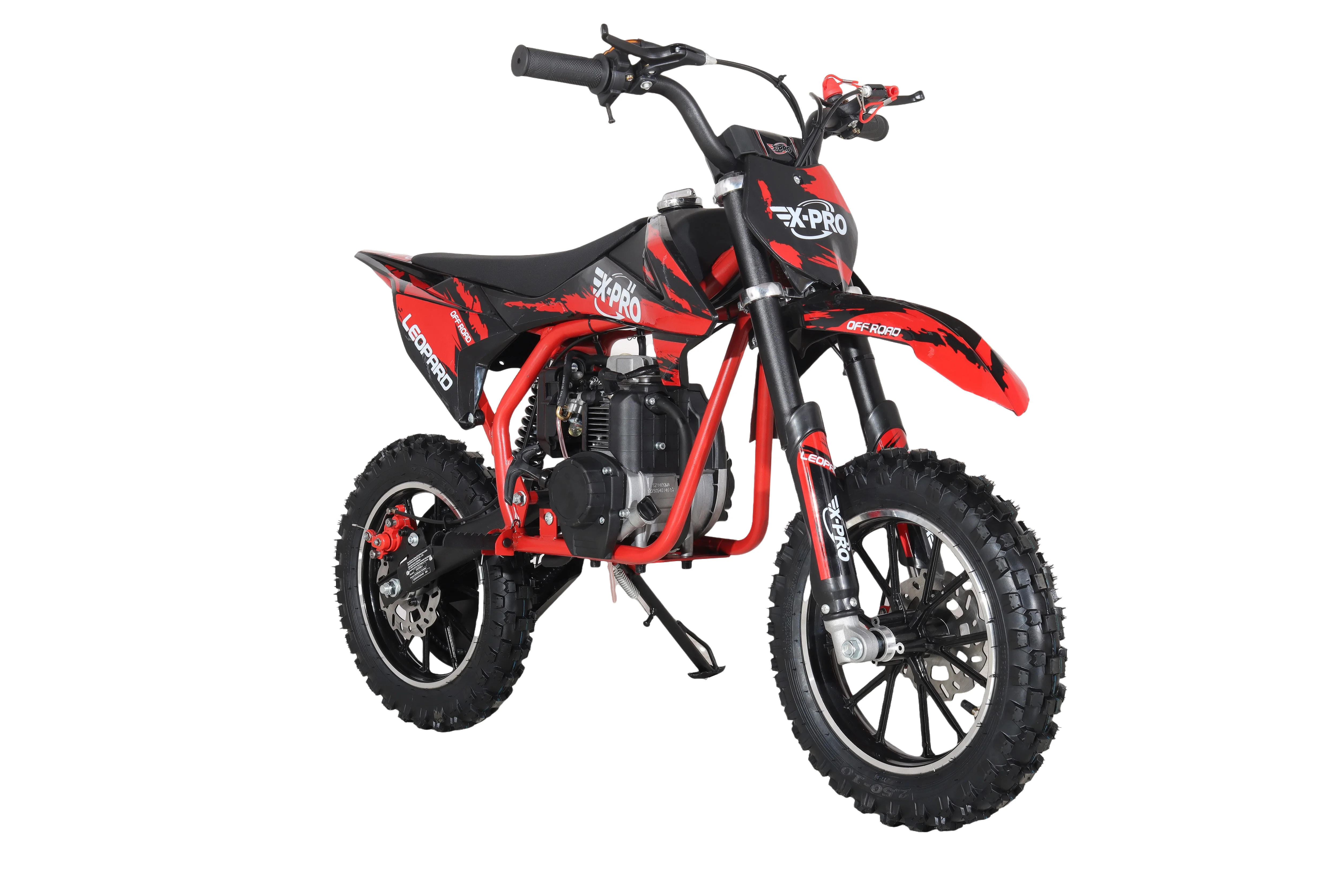 Free Shipping! X-PRO Leopard Mini Dirt Bike, Gas Power 4 Stroke Dirt Bike! 40CC Pit Bike, Pull Start, 10in Wheels! - Image 29