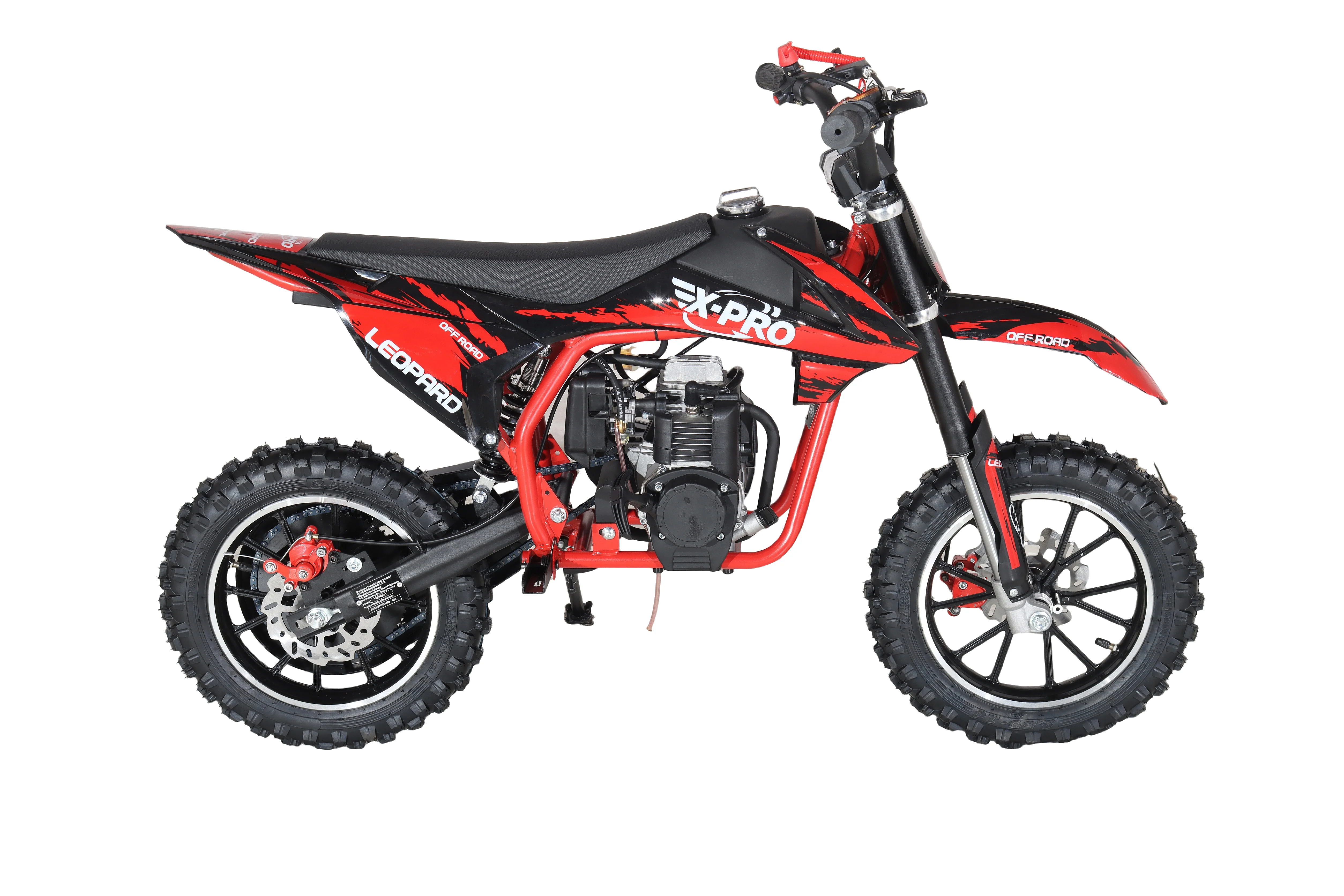 Free Shipping! X-PRO Leopard Mini Dirt Bike, Gas Power 4 Stroke Dirt Bike! 40CC Pit Bike, Pull Start, 10in Wheels! - Image 30