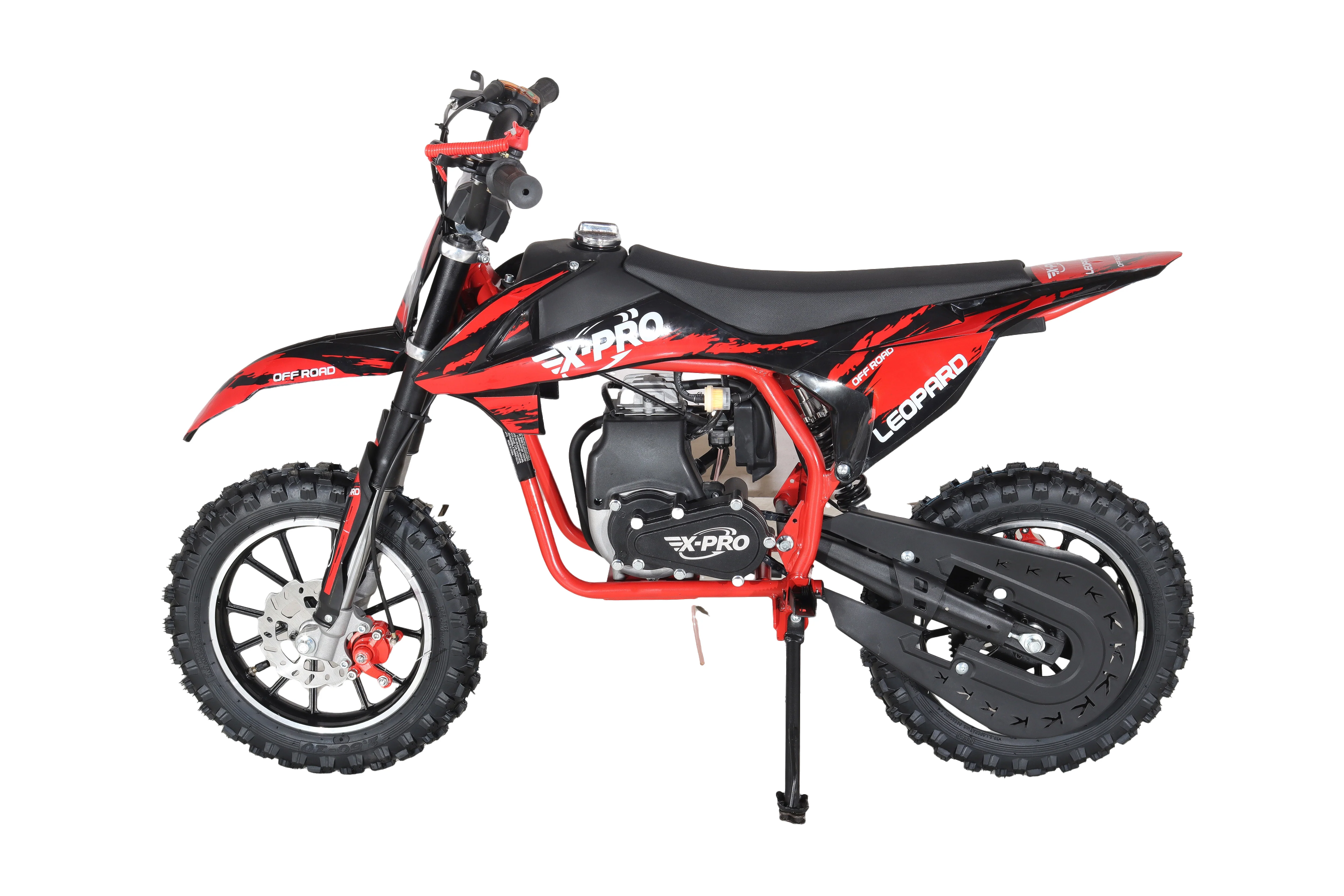 Free Shipping! X-PRO Leopard Mini Dirt Bike, Gas Power 4 Stroke Dirt Bike! 40CC Pit Bike, Pull Start, 10in Wheels! - Image 31