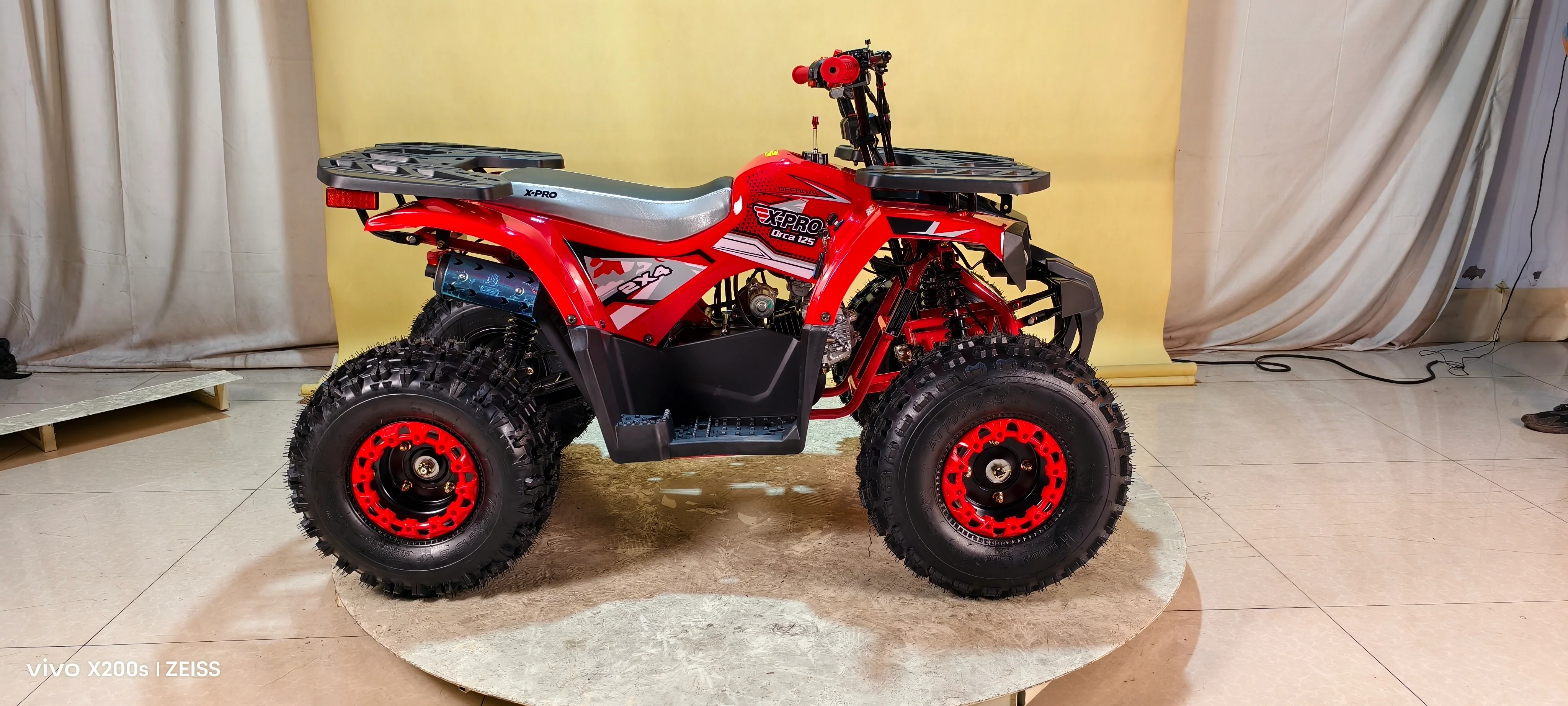 Free Shipping! X-PRO Orca 125cc ATV with Automatic Transmission w/Reverse, LED Headlights, Electric Start, Big 19"/18" Tires! - Image 12