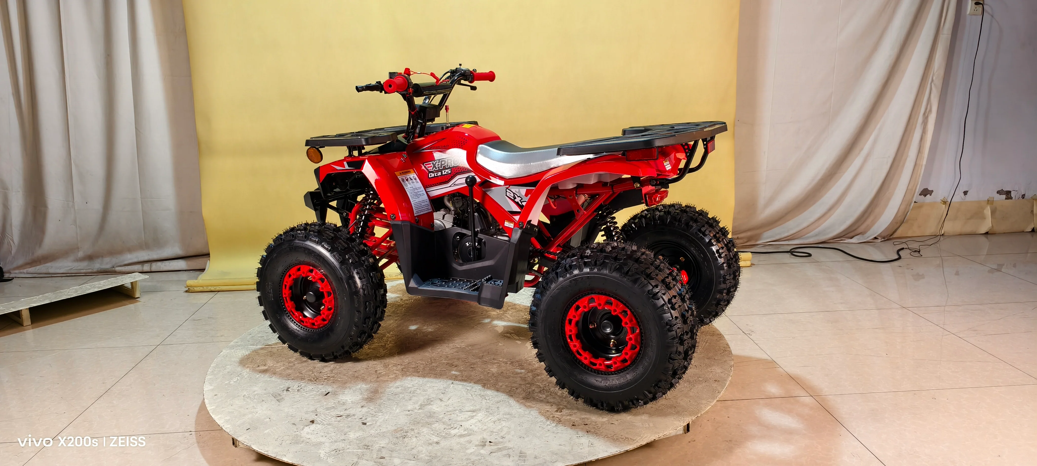 Free Shipping! X-PRO Orca 125cc ATV with Automatic Transmission w/Reverse, LED Headlights, Electric Start, Big 19"/18" Tires! - Image 15