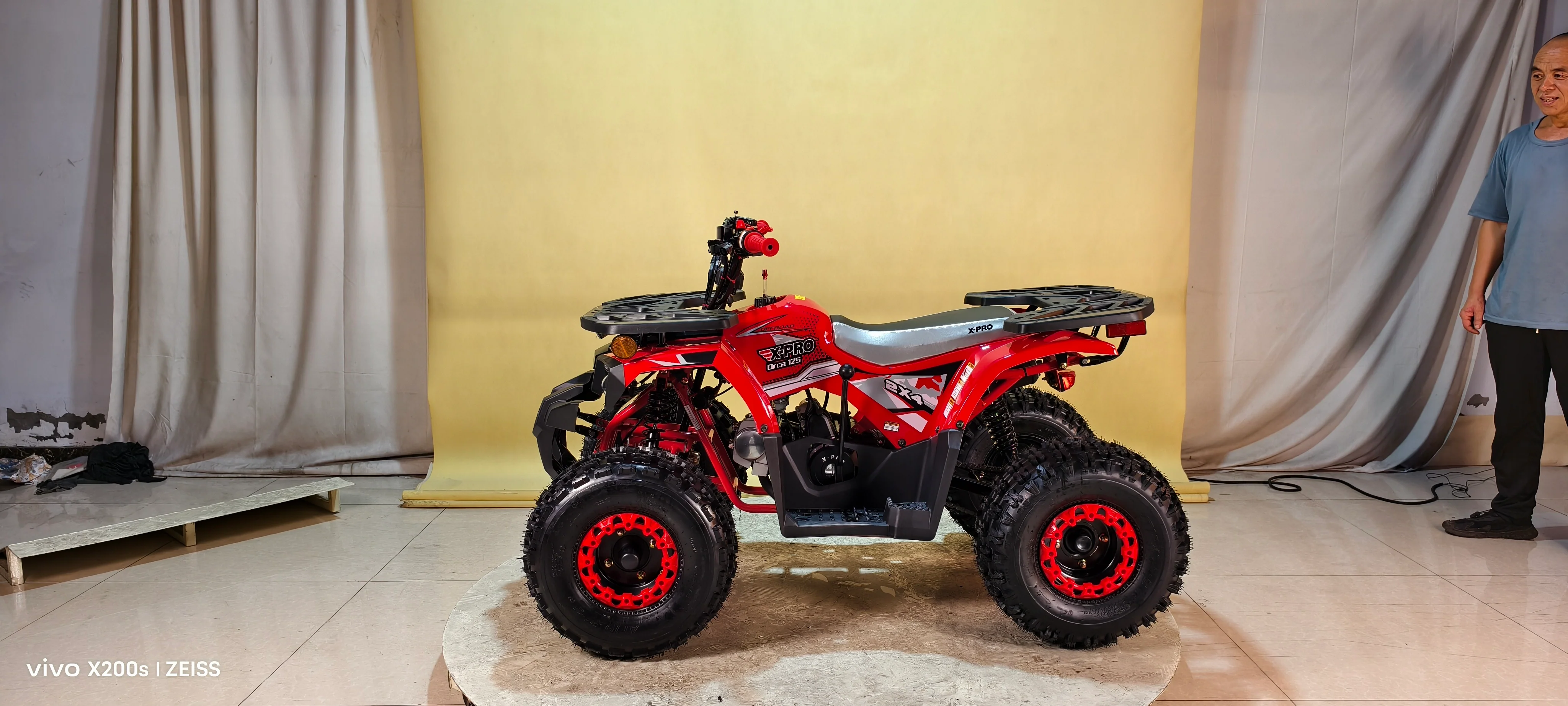 Free Shipping! X-PRO Orca 125cc ATV with Automatic Transmission w/Reverse, LED Headlights, Electric Start, Big 19"/18" Tires! - Image 16