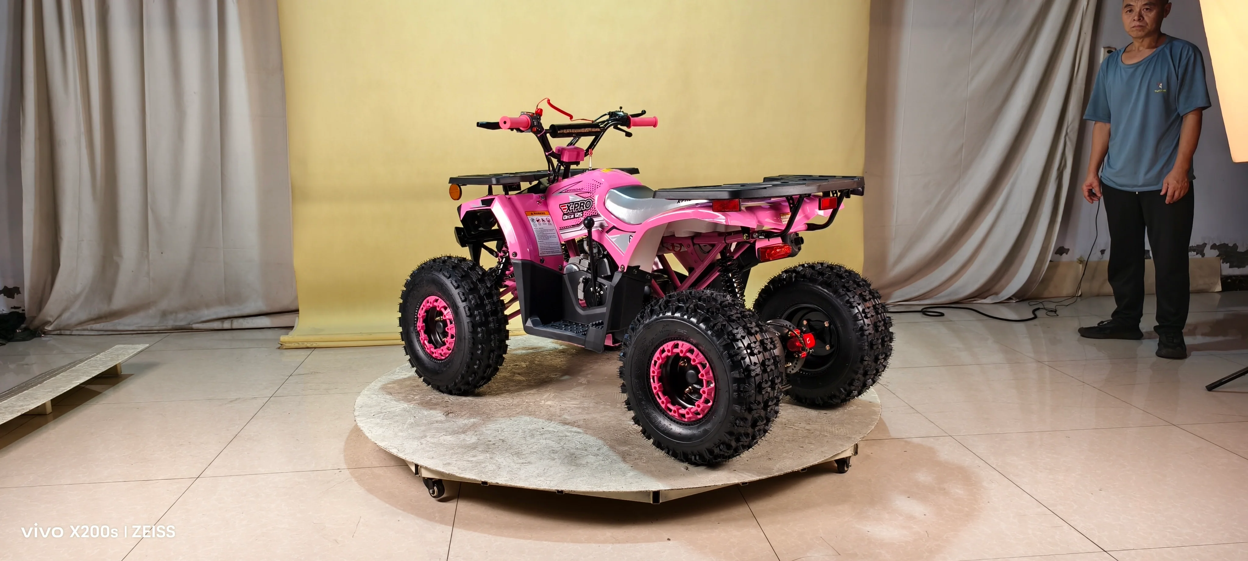 Free Shipping! X-PRO Orca 125cc ATV with Automatic Transmission w/Reverse, LED Headlights, Electric Start, Big 19"/18" Tires! - Image 31