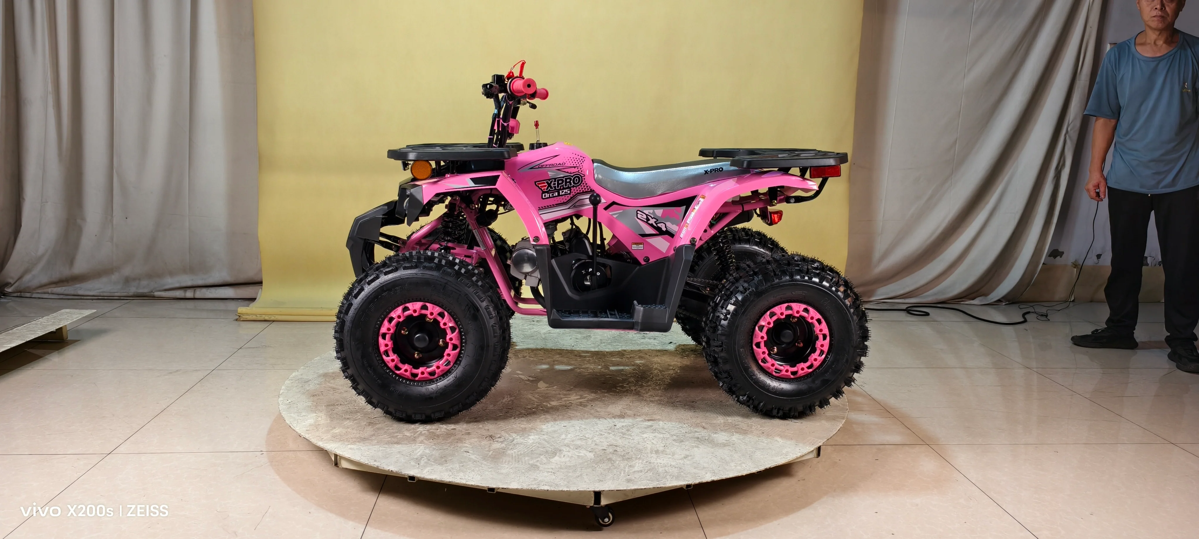 Free Shipping! X-PRO Orca 125cc ATV with Automatic Transmission w/Reverse, LED Headlights, Electric Start, Big 19"/18" Tires! - Image 32