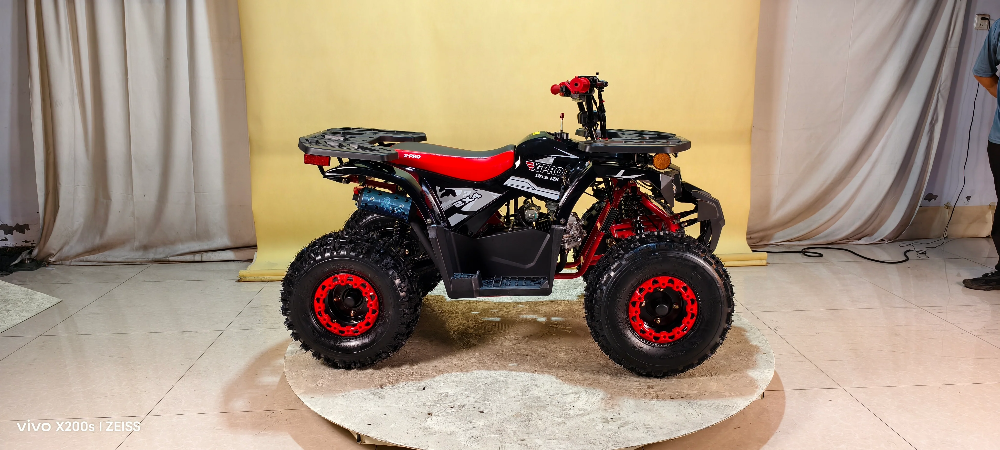 Free Shipping! X-PRO Orca 125cc ATV with Automatic Transmission w/Reverse, LED Headlights, Electric Start, Big 19"/18" Tires! - Image 4