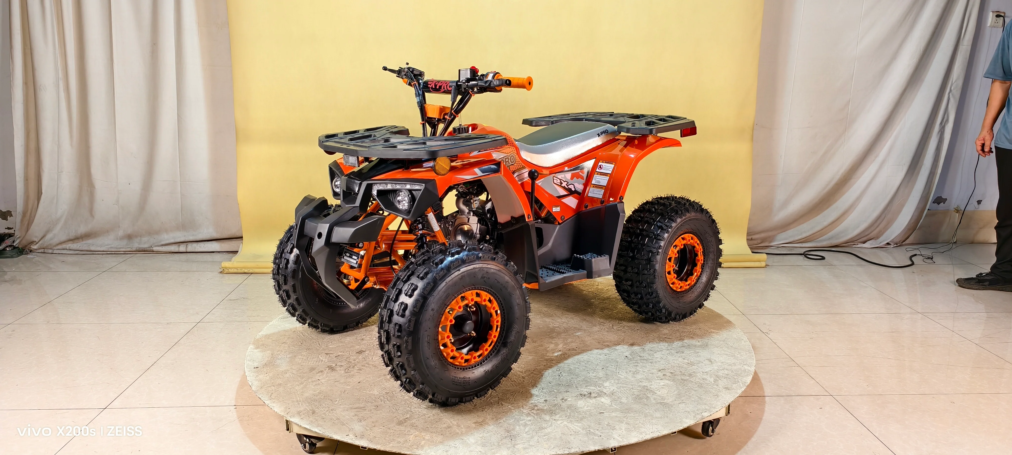 Free Shipping! X-PRO Orca 125cc ATV with Automatic Transmission w/Reverse, LED Headlights, Electric Start, Big 19"/18" Tires! - Image 41
