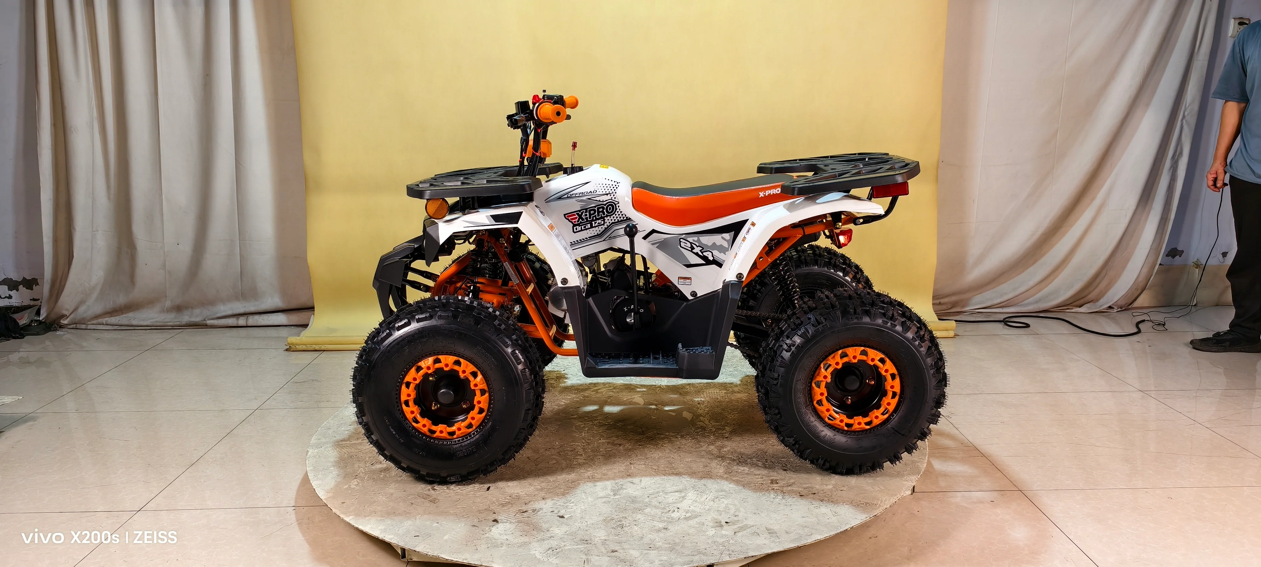 Free Shipping! X-PRO Orca 125cc ATV with Automatic Transmission w/Reverse, LED Headlights, Electric Start, Big 19"/18" Tires! - Image 56