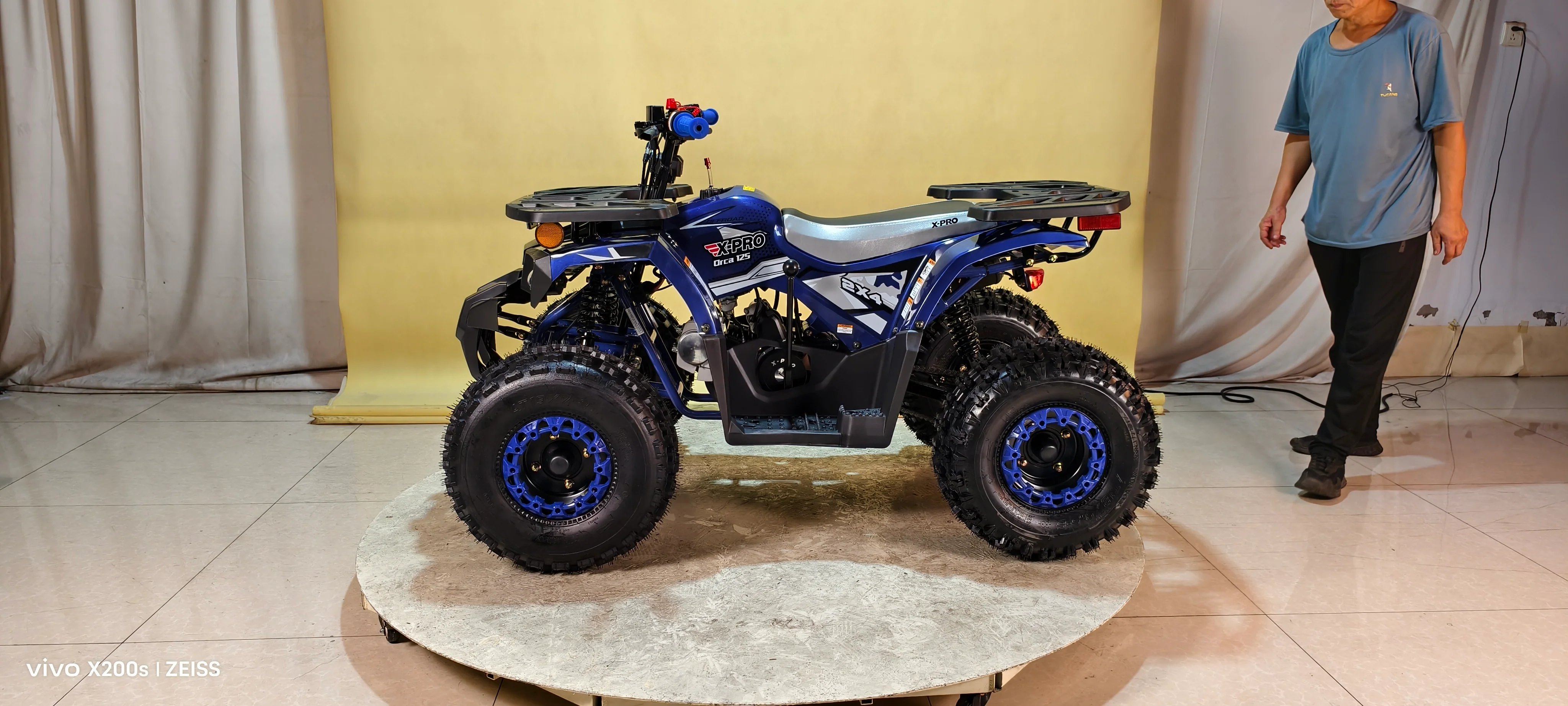 Free Shipping! X-PRO Orca 125cc ATV with Automatic Transmission w/Reverse, LED Headlights, Electric Start, Big 19"/18" Tires! - Image 64