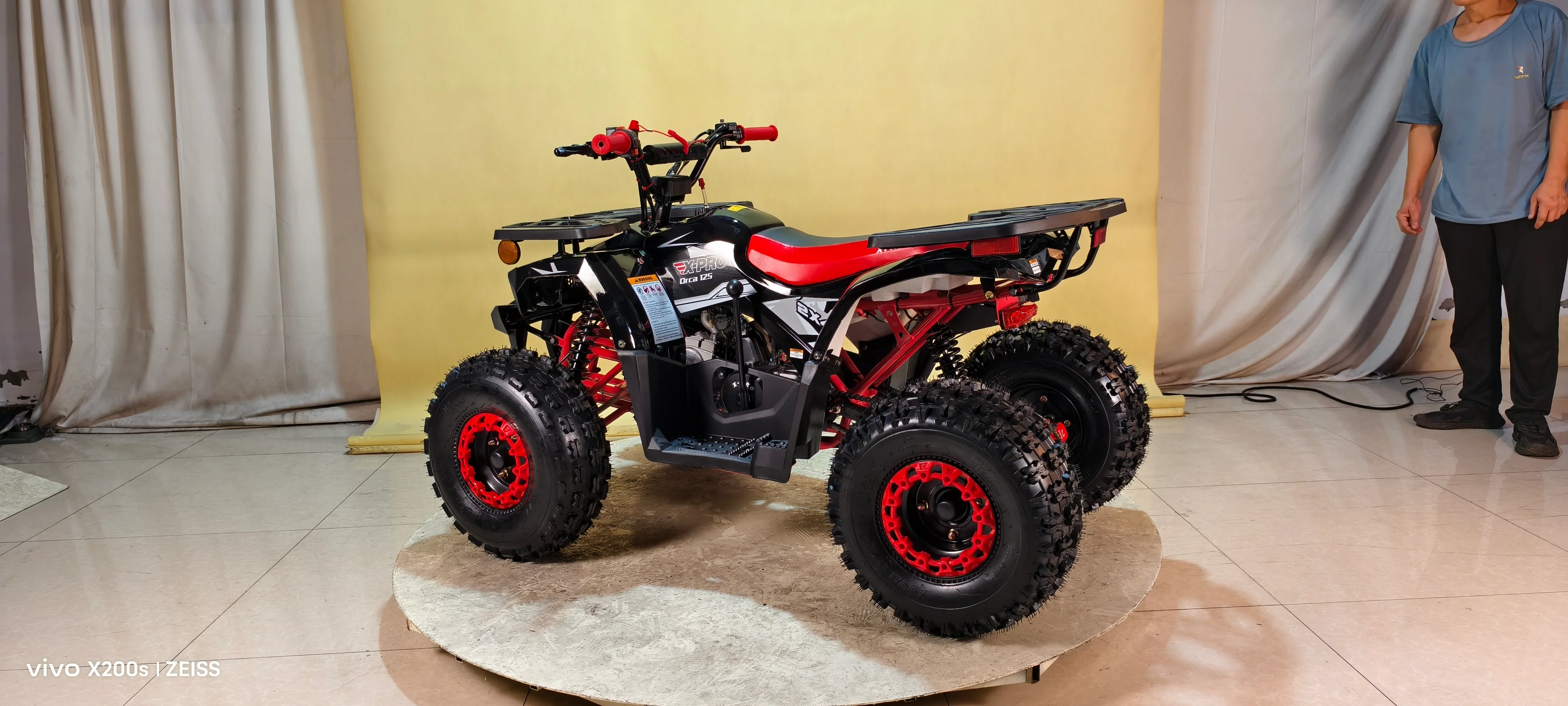 Free Shipping! X-PRO Orca 125cc ATV with Automatic Transmission w/Reverse, LED Headlights, Electric Start, Big 19"/18" Tires! - Image 7