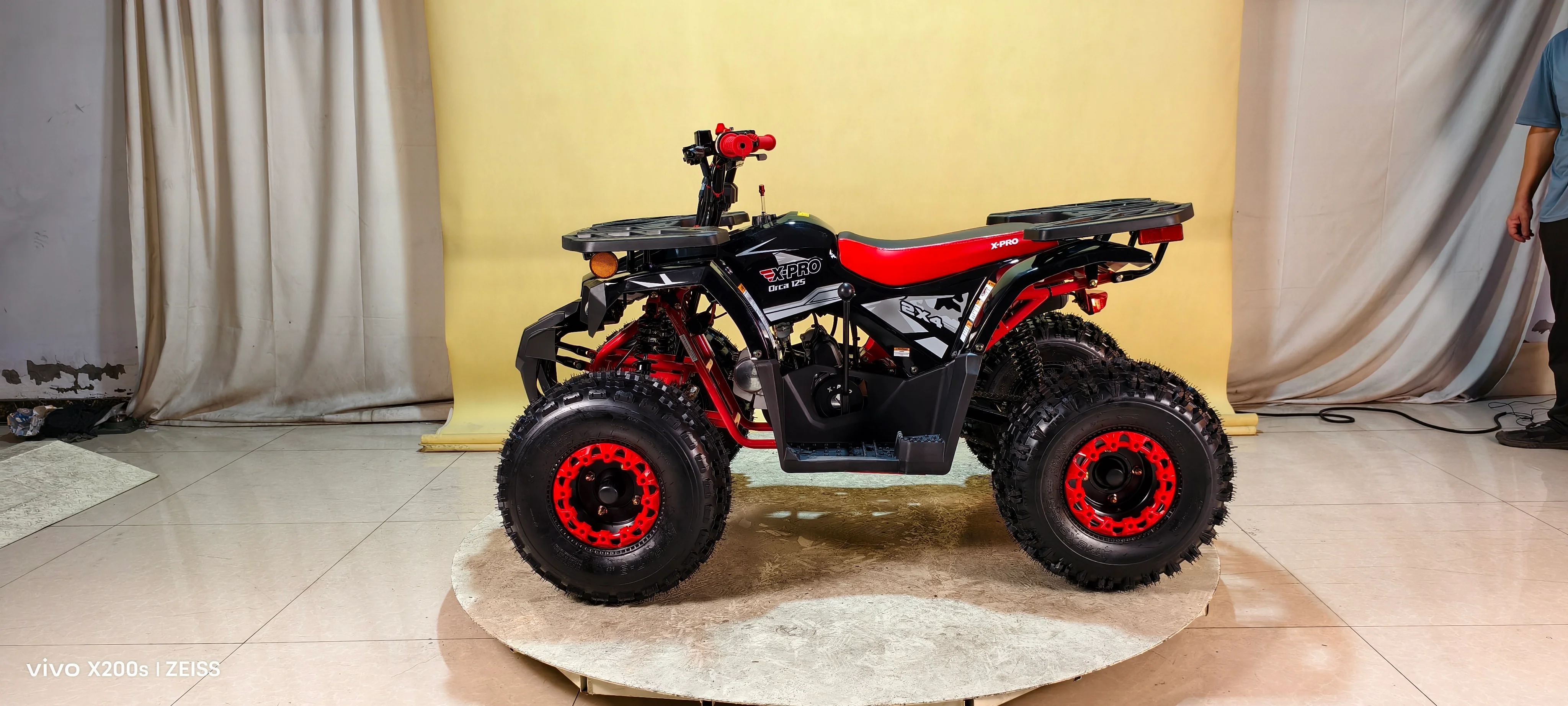 Free Shipping! X-PRO Orca 125cc ATV with Automatic Transmission w/Reverse, LED Headlights, Electric Start, Big 19"/18" Tires! - Image 8
