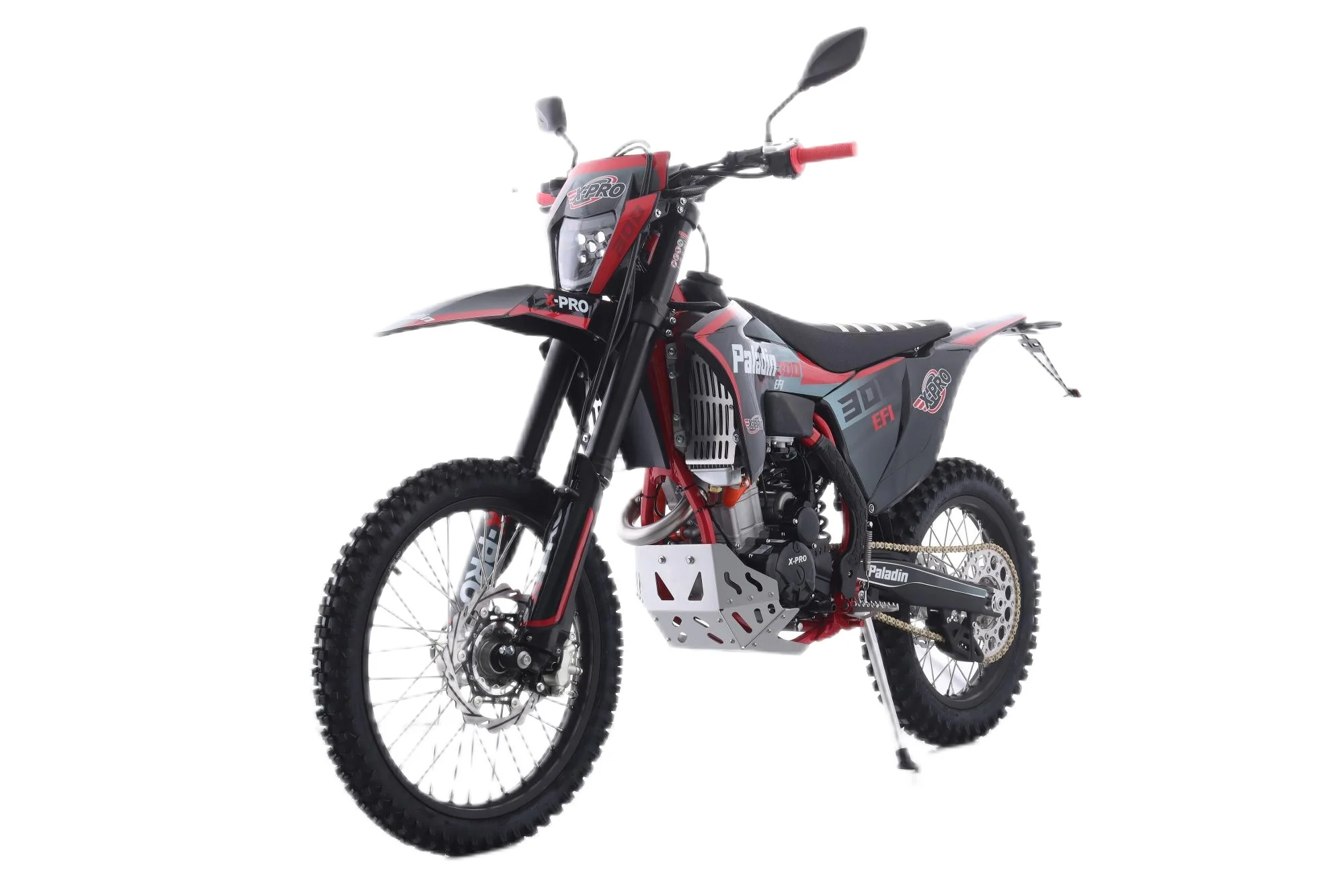 Free Shipping! X-PRO Paladin 300 EFI Dirt Bike with 6-Speed Manual Transmission and Balance Shaft and Dual Overhead Camshaft (DOHC) with Four Valves Engine, Electric Start! Big 21in/18in Wheels! - Image 9