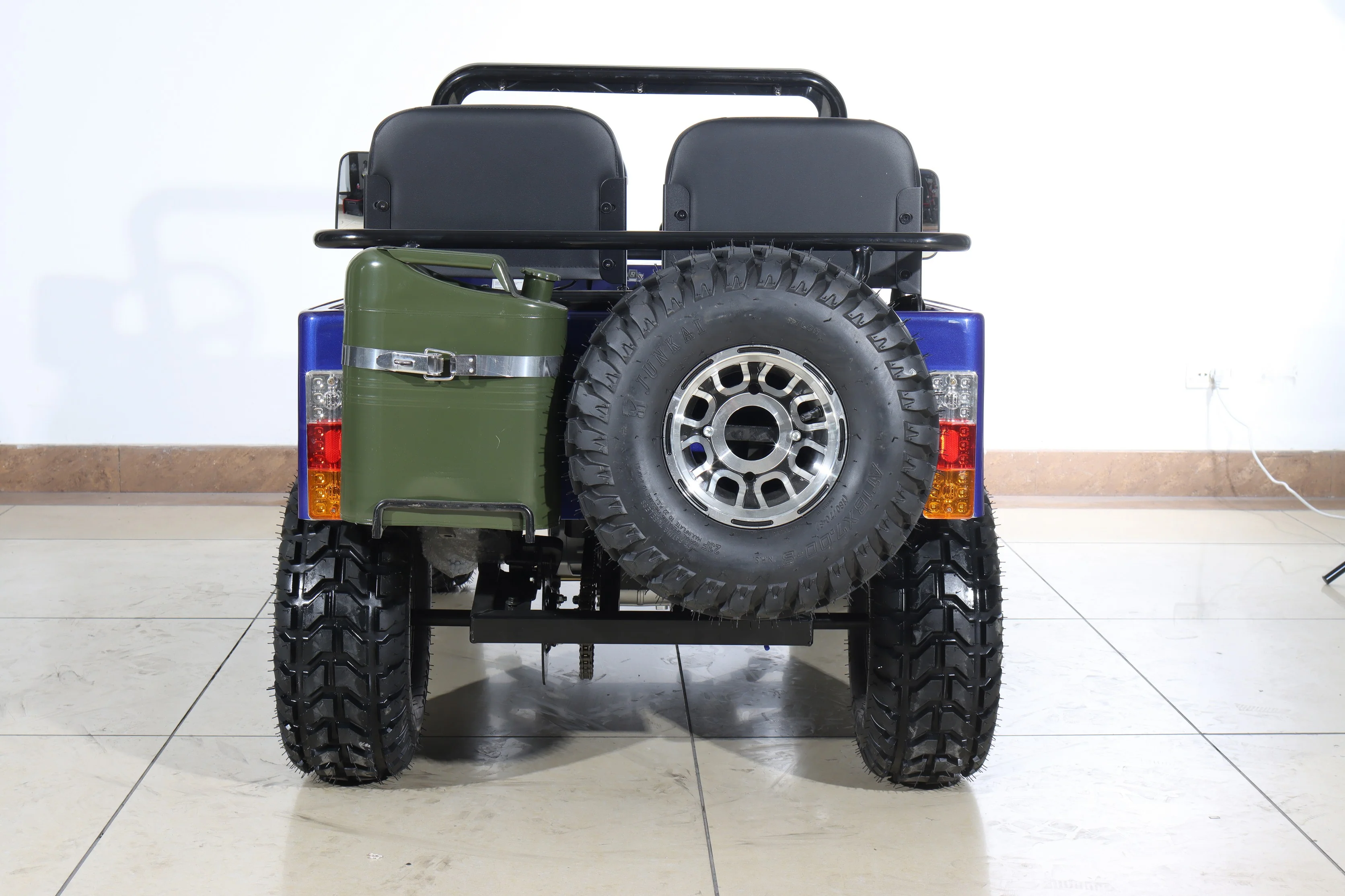 Free Shipping! X-PRO Ranger 150 Jeep Go Kart with 3-Speed Semi-Automatic Transmission w/Reverse, LED Headlights, With Windshield and Spare Tire, Big 18in Aluminium Rim Wheels! - Image 21