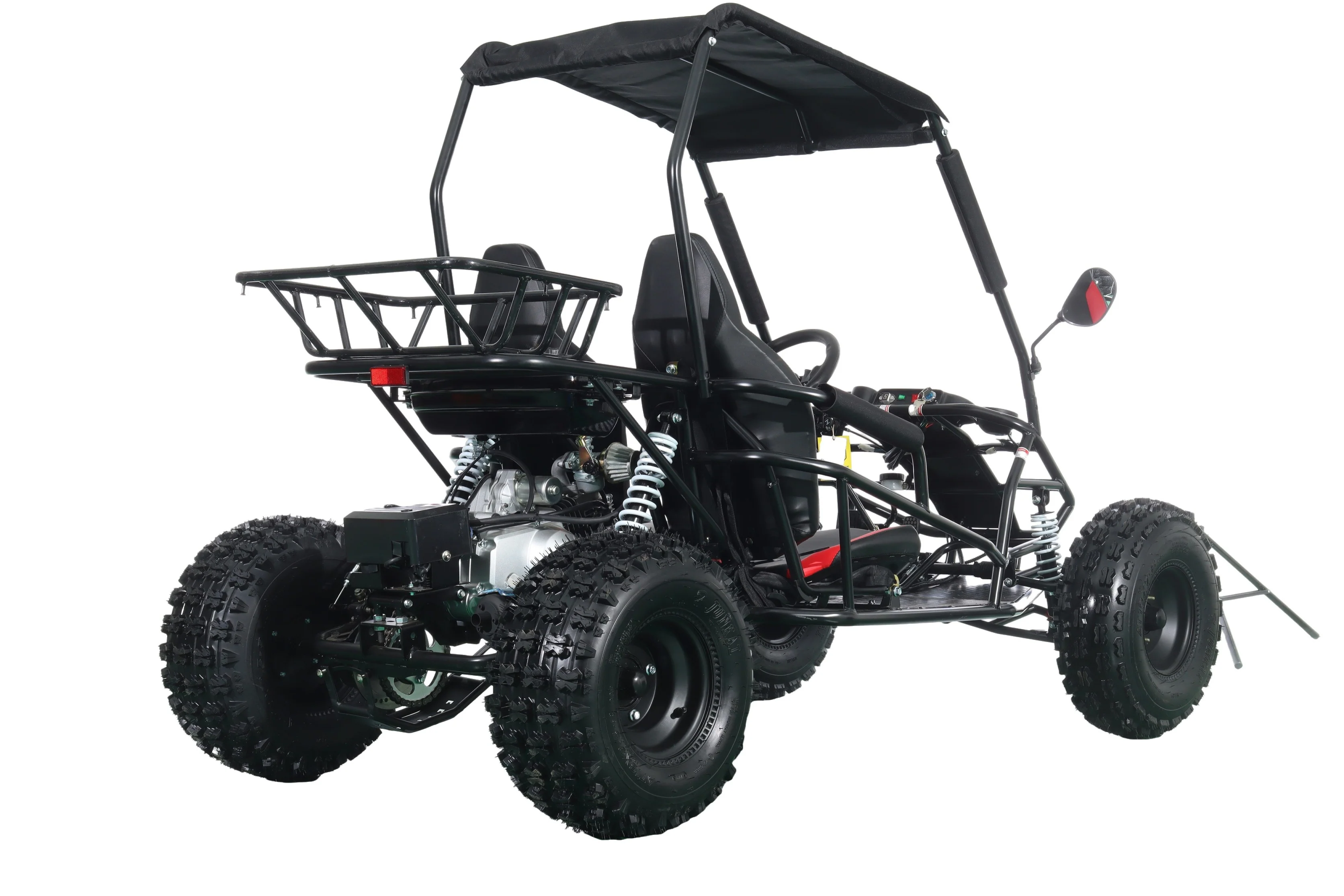 Free Shipping! X-PRO Rover 150 Go Kart with 3-Speed Semi-Automatic Transmission w/Reverse, LED Headlights, Big 19in/18in Wheels! - Image 13