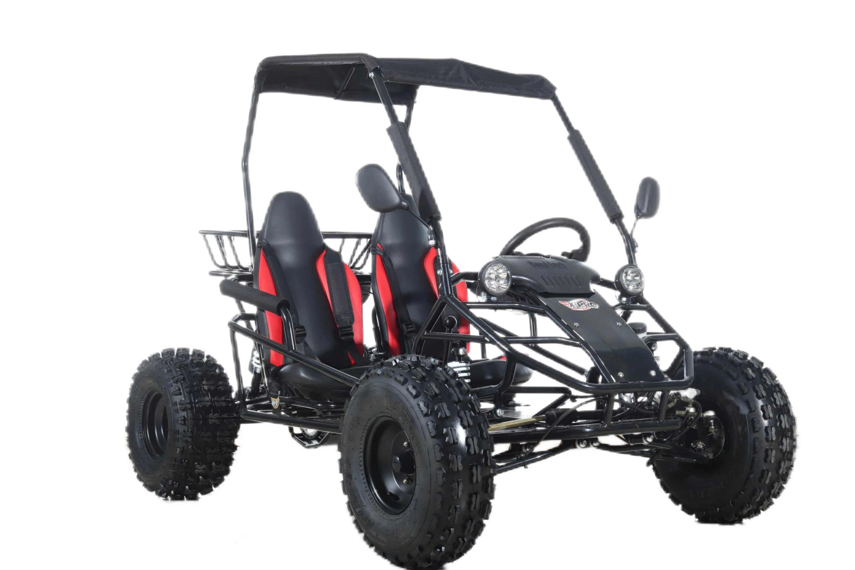 Free Shipping! X-PRO Rover 150 Go Kart with 3-Speed Semi-Automatic Transmission w/Reverse, LED Headlights, Big 19in/18in Wheels! - Image 18