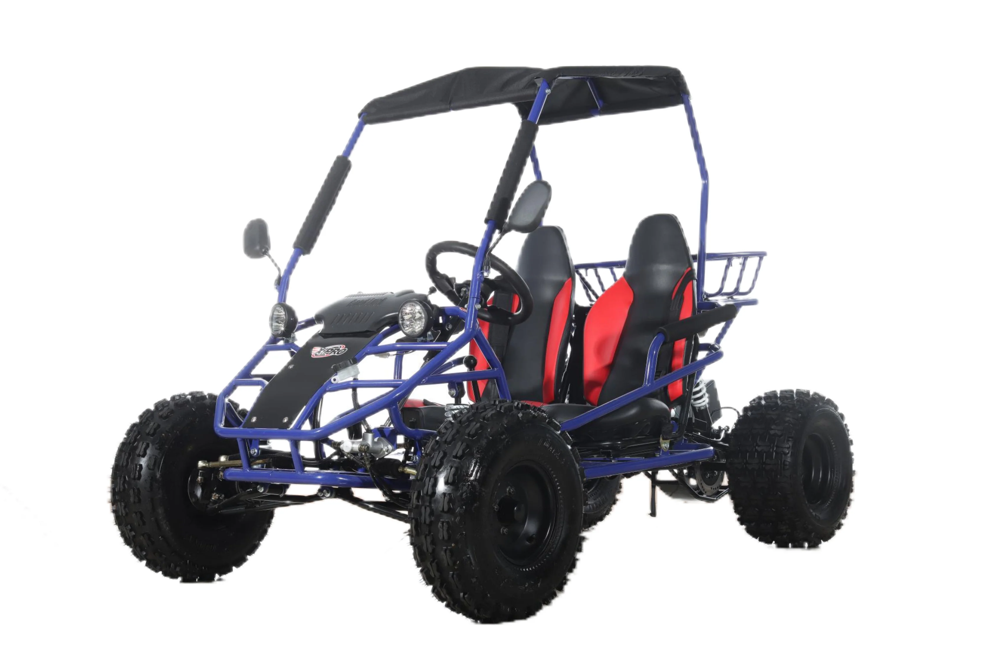 Free Shipping! X-PRO Rover 150 Go Kart with 3-Speed Semi-Automatic Transmission w/Reverse, LED Headlights, Big 19in/18in Wheels! - Image 25