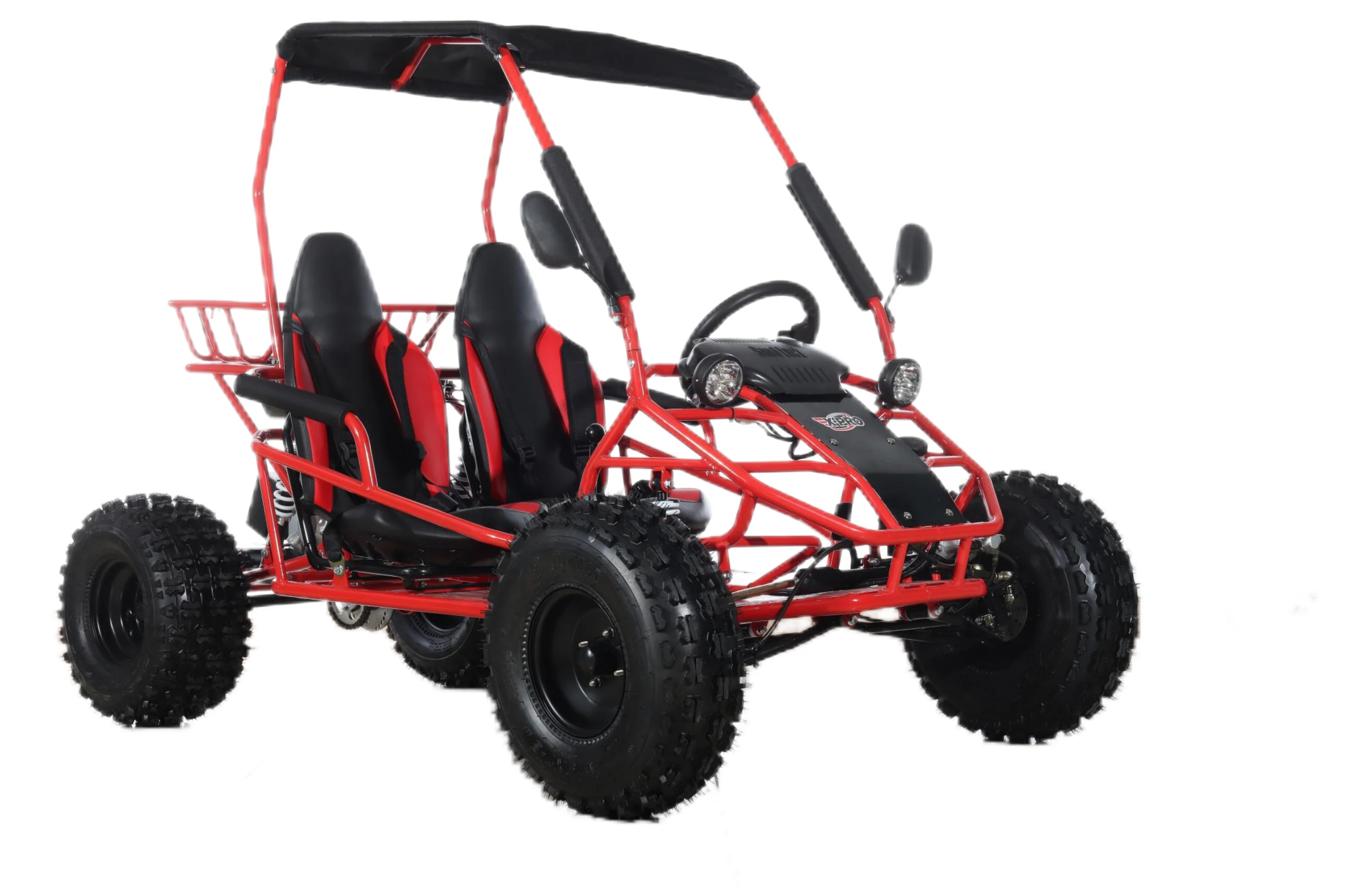 Free Shipping! X-PRO Rover 150 Go Kart with 3-Speed Semi-Automatic Transmission w/Reverse, LED Headlights, Big 19in/18in Wheels! - Image 3