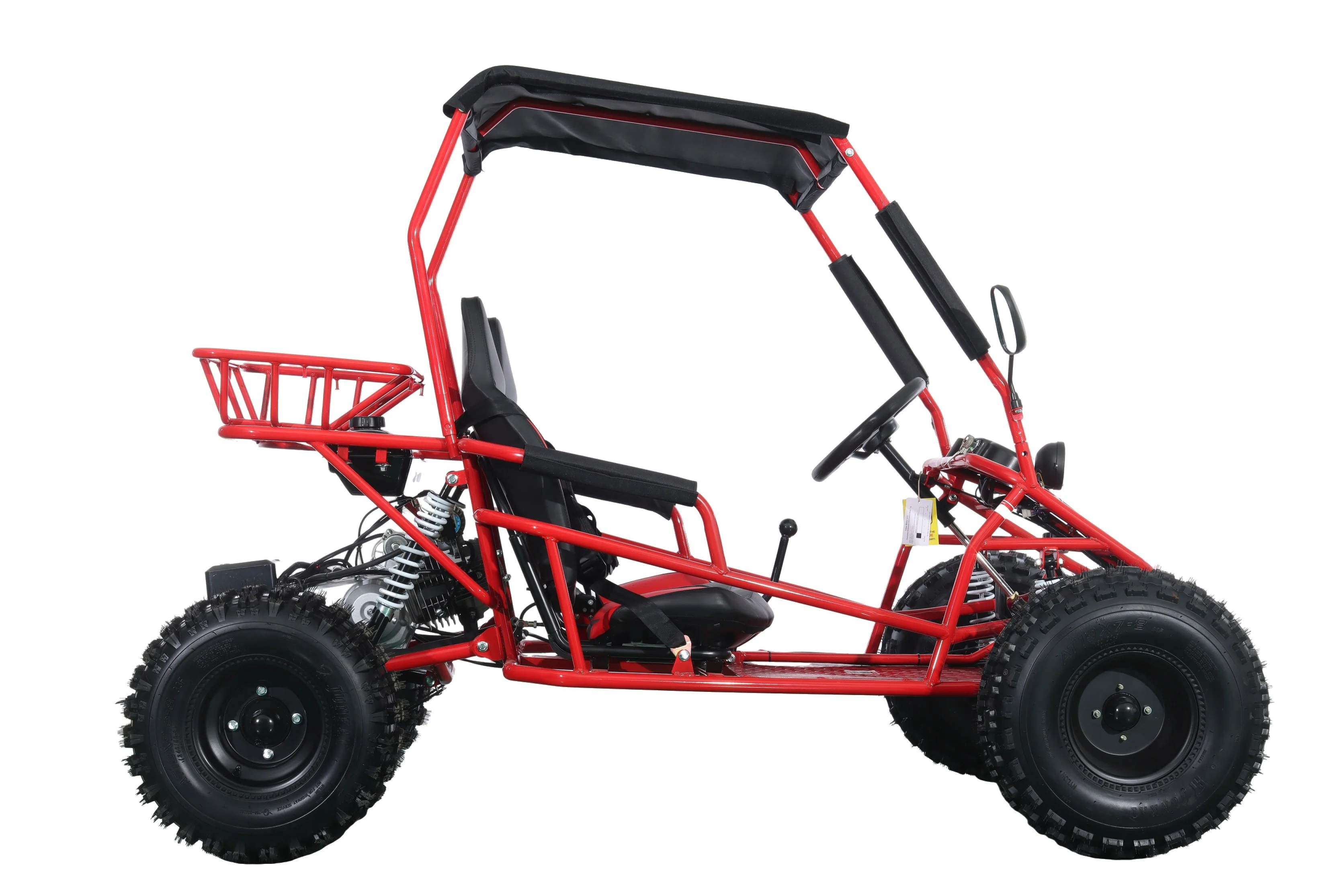 Free Shipping! X-PRO Rover 150 Go Kart with 3-Speed Semi-Automatic Transmission w/Reverse, LED Headlights, Big 19in/18in Wheels! - Image 4