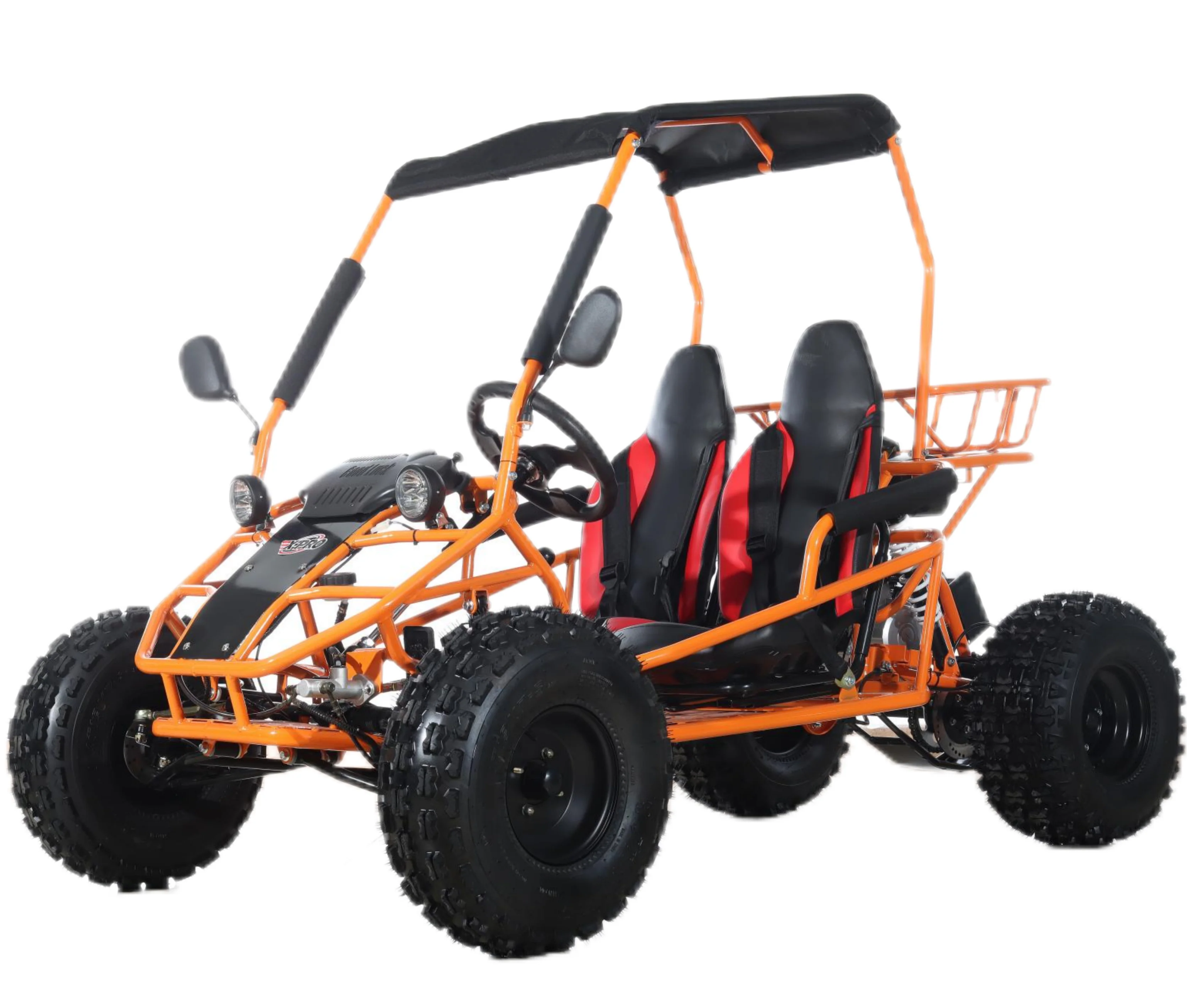 Free Shipping! X-PRO Rover 150 Go Kart with 3-Speed Semi-Automatic Transmission w/Reverse, LED Headlights, Big 19in/18in Wheels! - Image 5