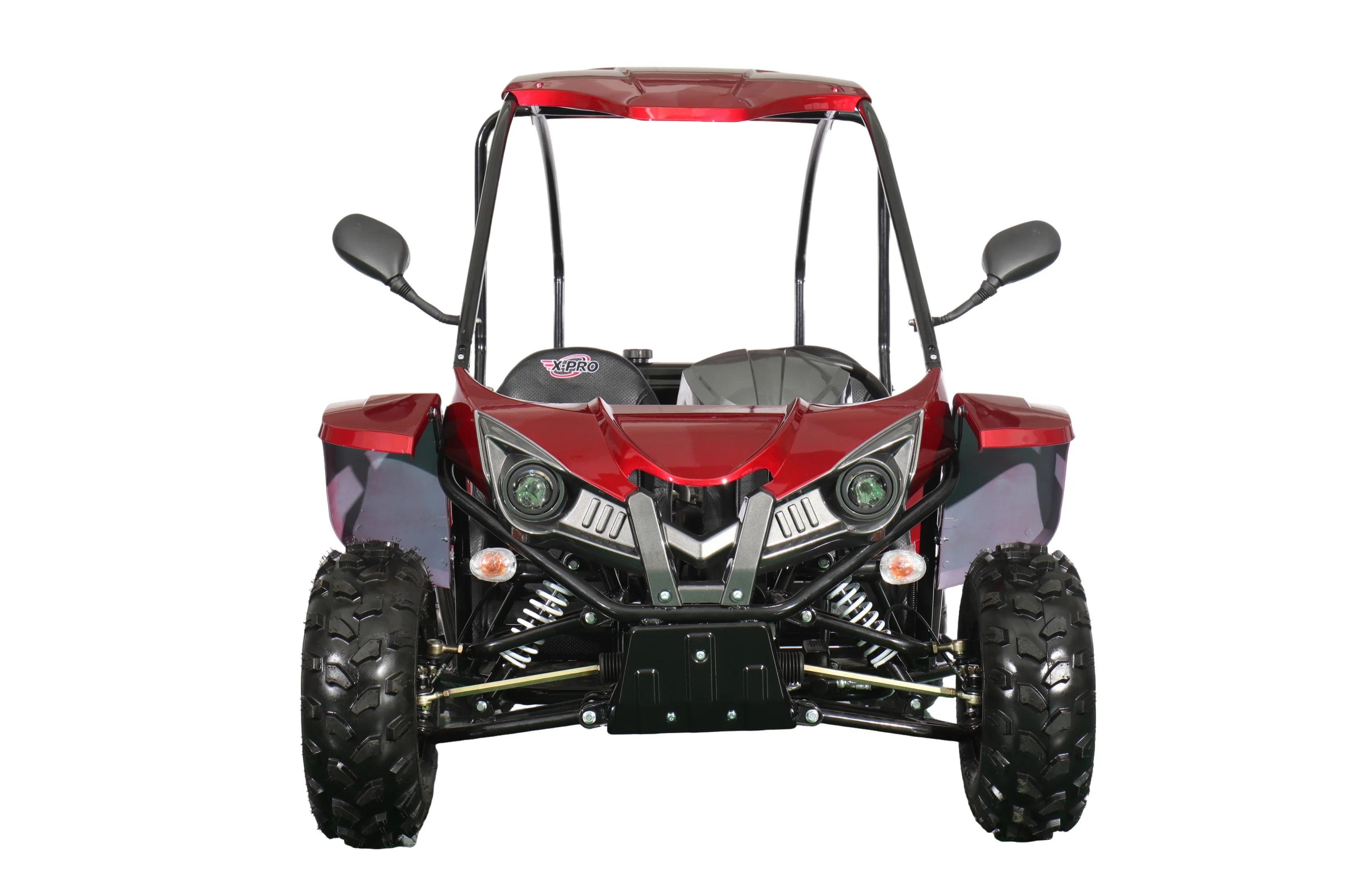 X-PRO Talon 125cc Go Kart with 3-Speed Semi-Automatic Transmission w/Reverse, LED Headlights, Big 18" Wheels! Hardtop Roof! - Image 11