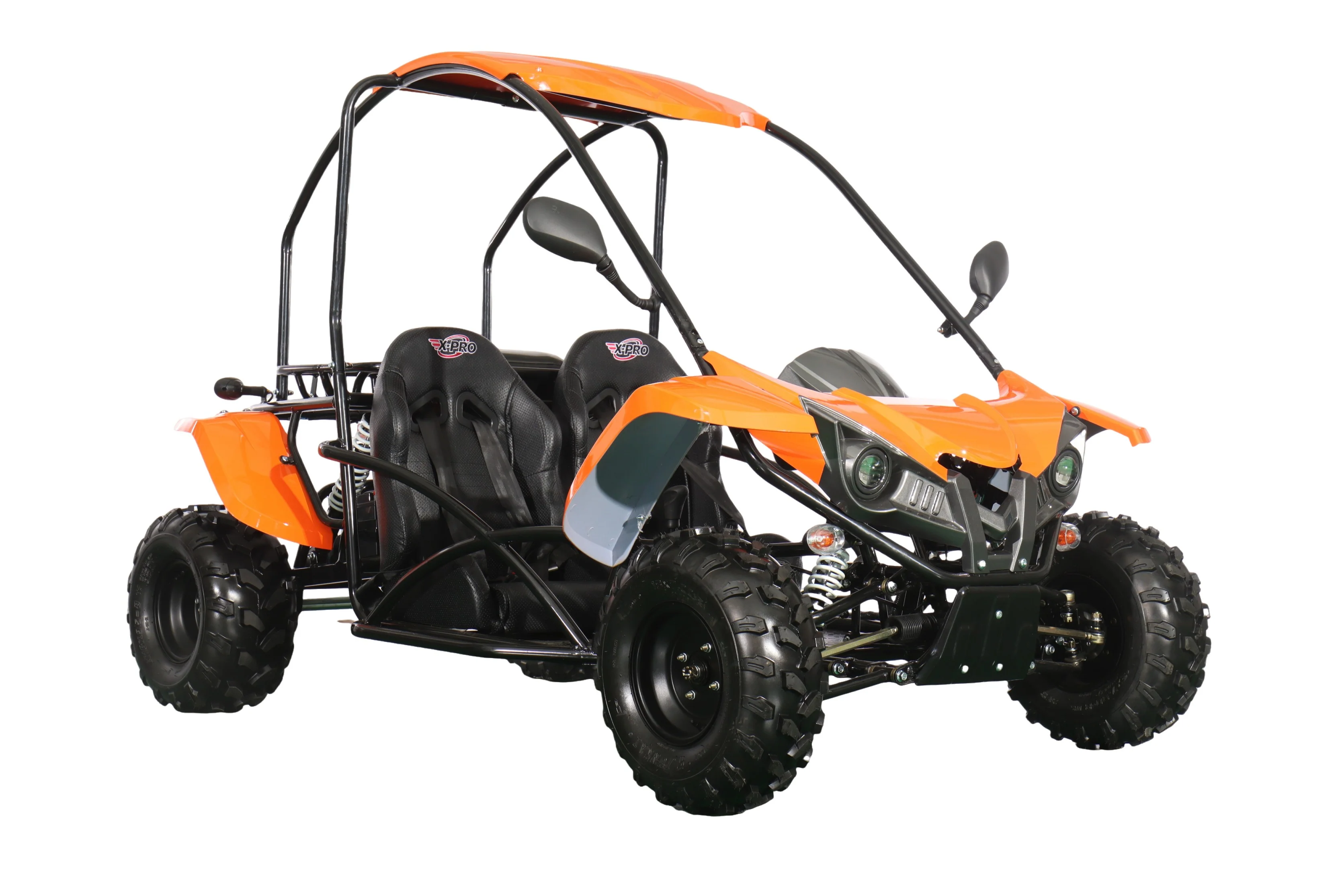 X-PRO Talon 125cc Go Kart with 3-Speed Semi-Automatic Transmission w/Reverse, LED Headlights, Big 18" Wheels! Hardtop Roof! - Image 19